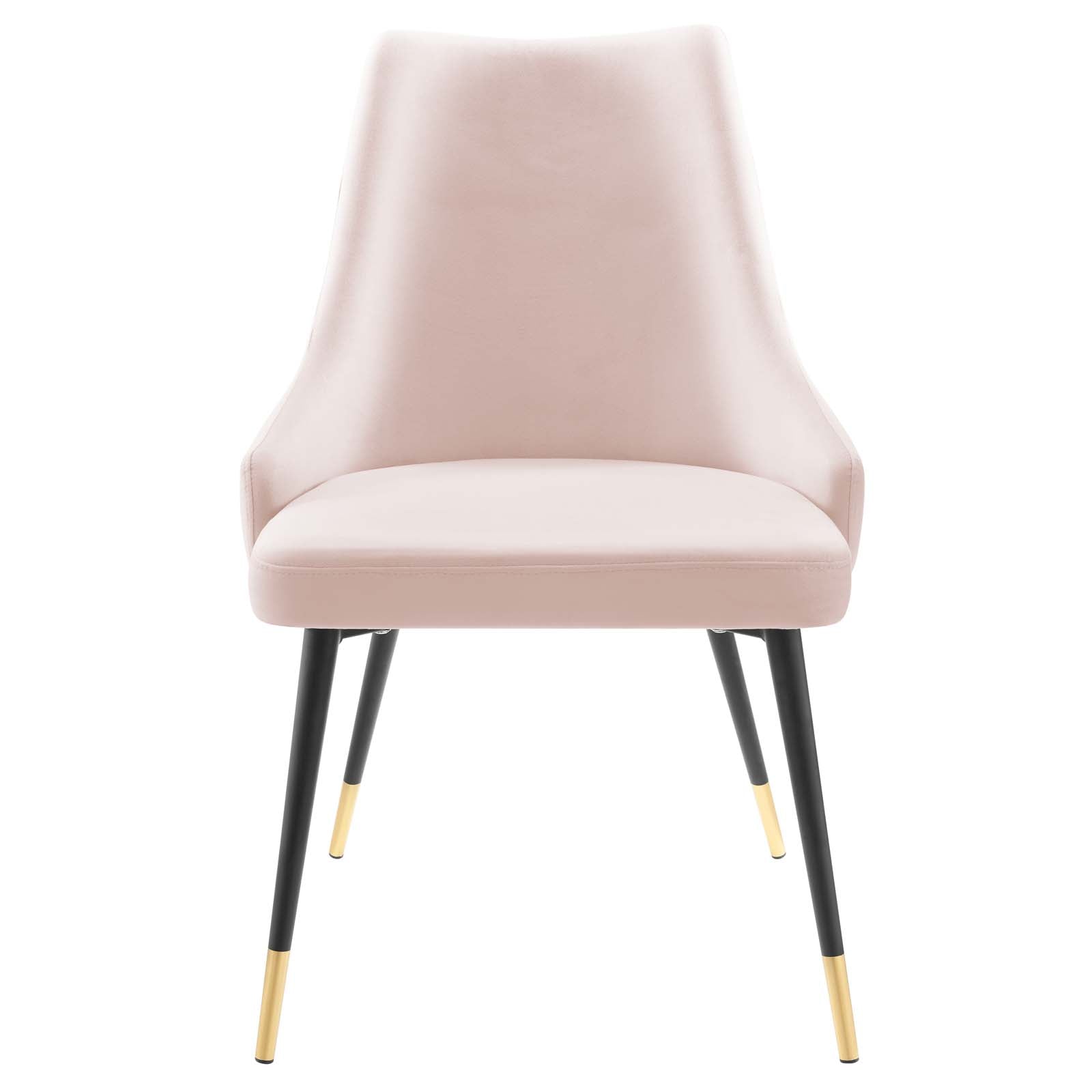 Modway Dining Chairs - Adorn Dining Side Chair Performance Velvet Pink (Set of 2)
