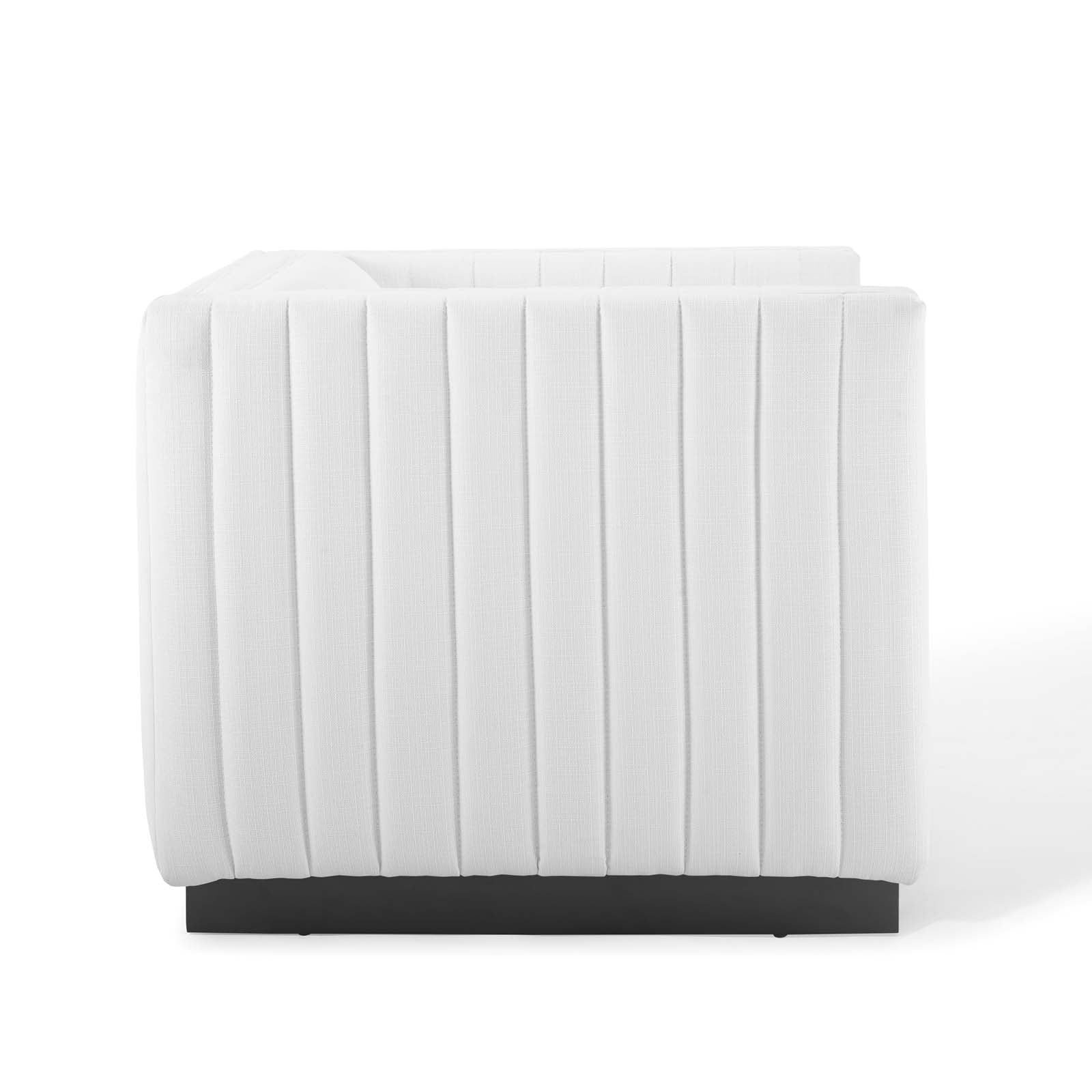 Modway Living Room Sets - Conjure Tufted Armchair Upholstered Fabric ( Set of 2 ) White