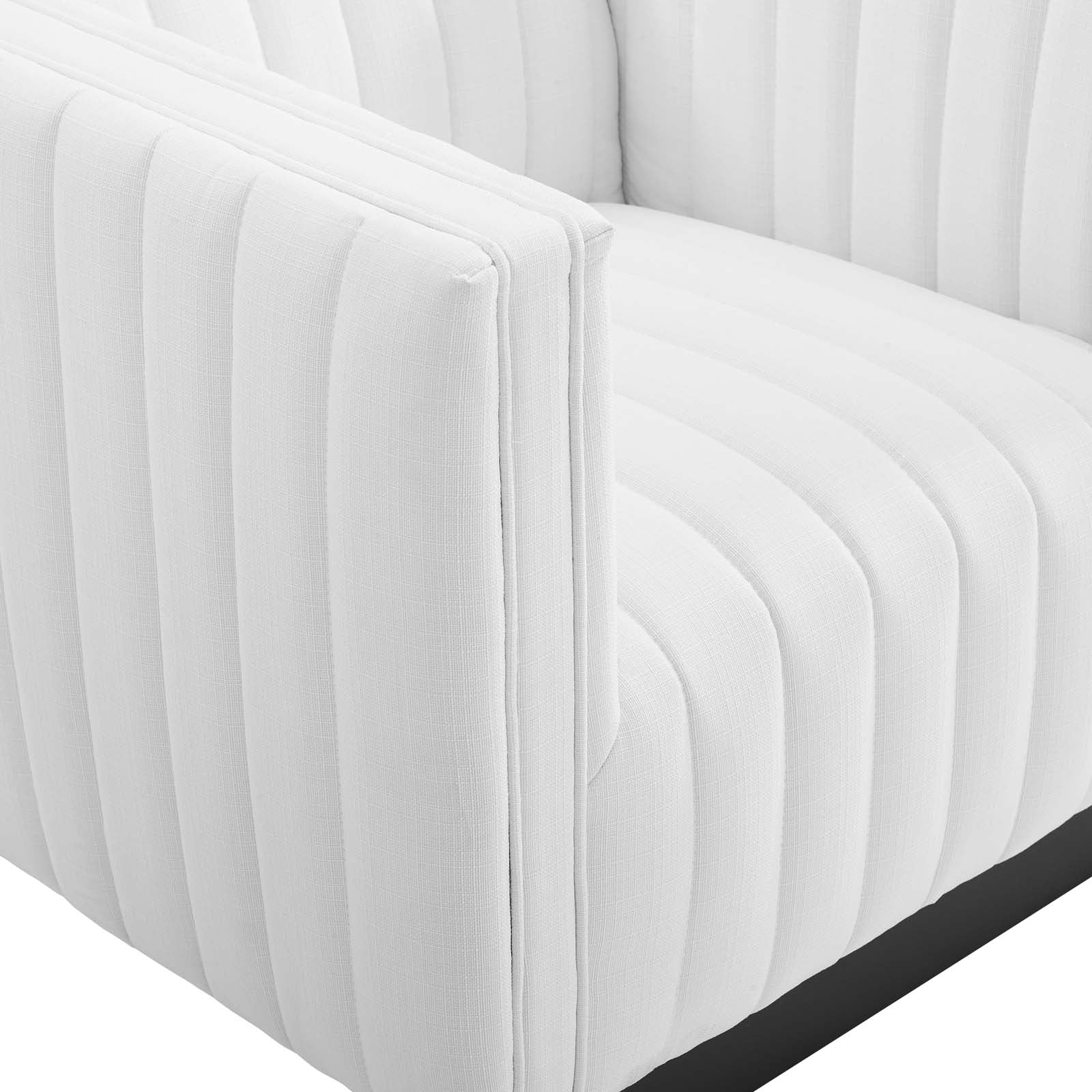 Modway Living Room Sets - Conjure Tufted Armchair Upholstered Fabric ( Set of 2 ) White