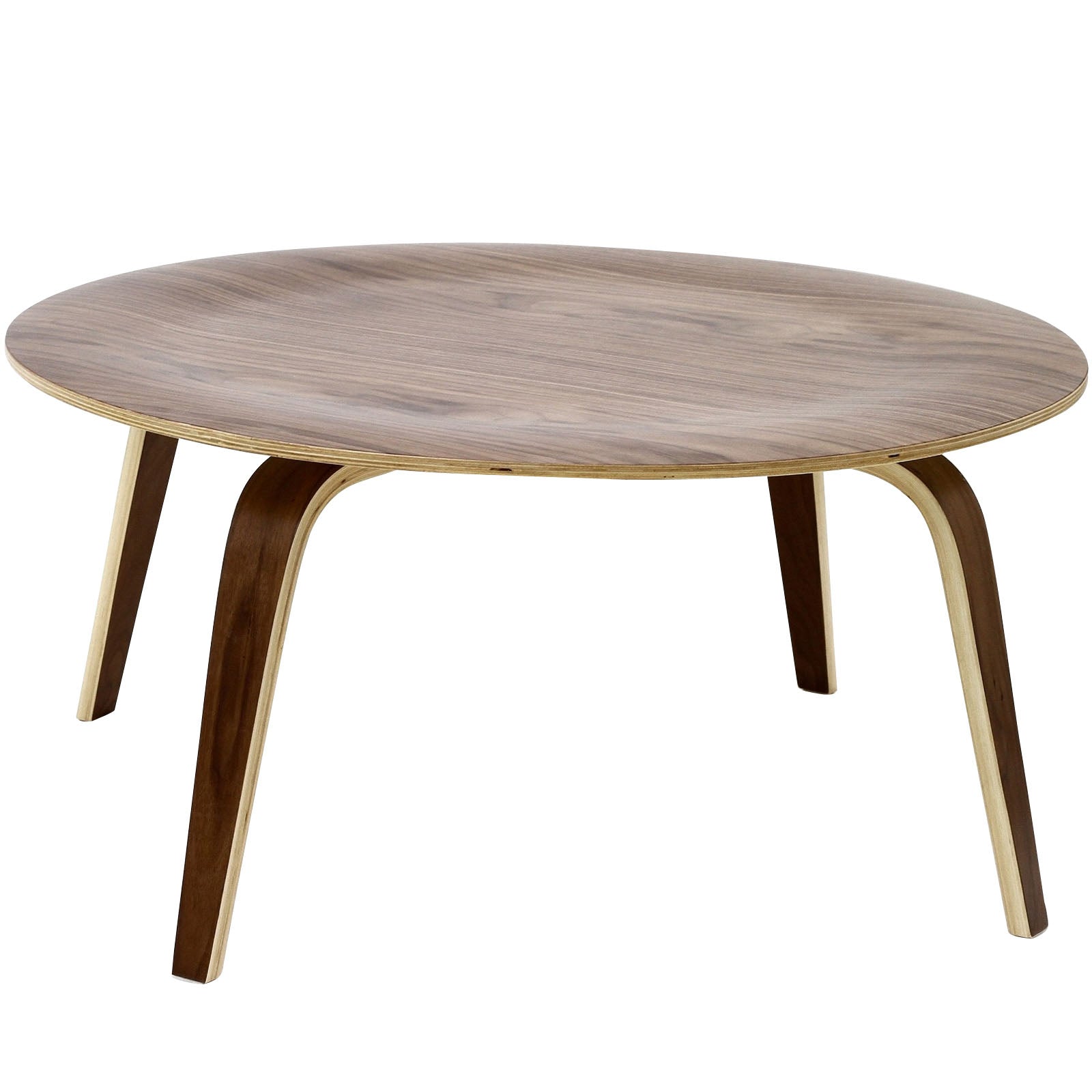 Modway Coffee Tables - Plywood Coffee Table Walnut