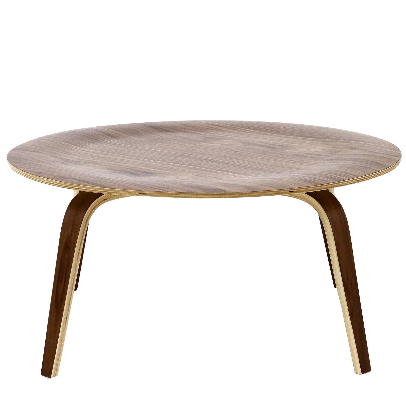 Modway Coffee Tables - Plywood Coffee Table Walnut