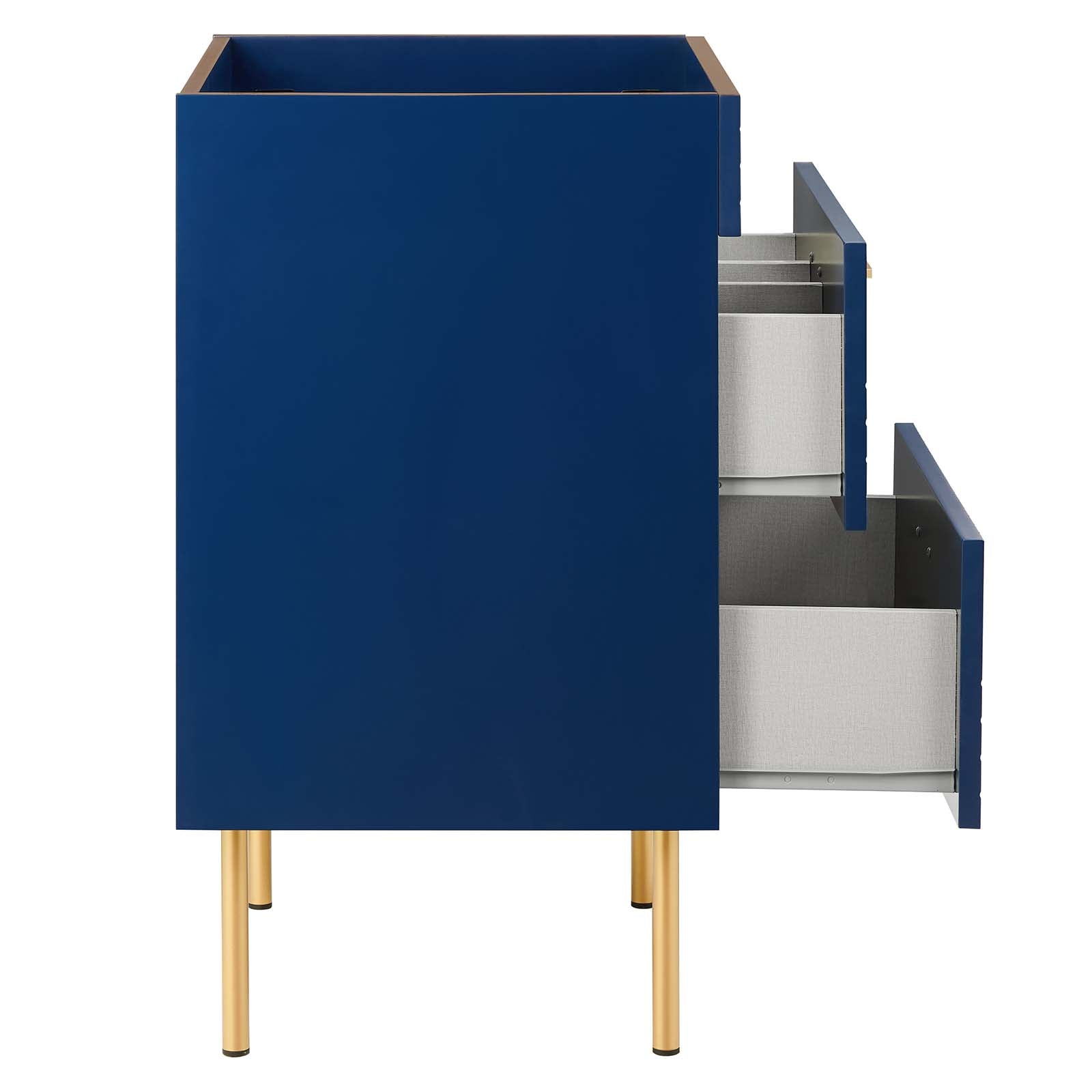 Modway Bathroom Vanity - Daybreak 24" Bathroom Vanity Cabinet (Sink Basin Not Included) Blue