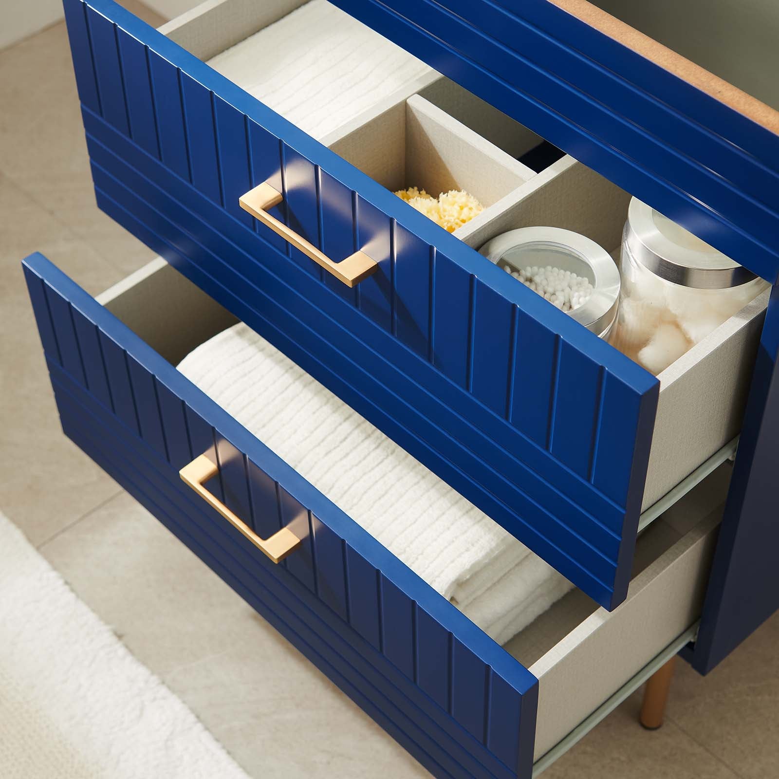 Modway Bathroom Vanity - Daybreak 24" Bathroom Vanity Cabinet (Sink Basin Not Included) Blue