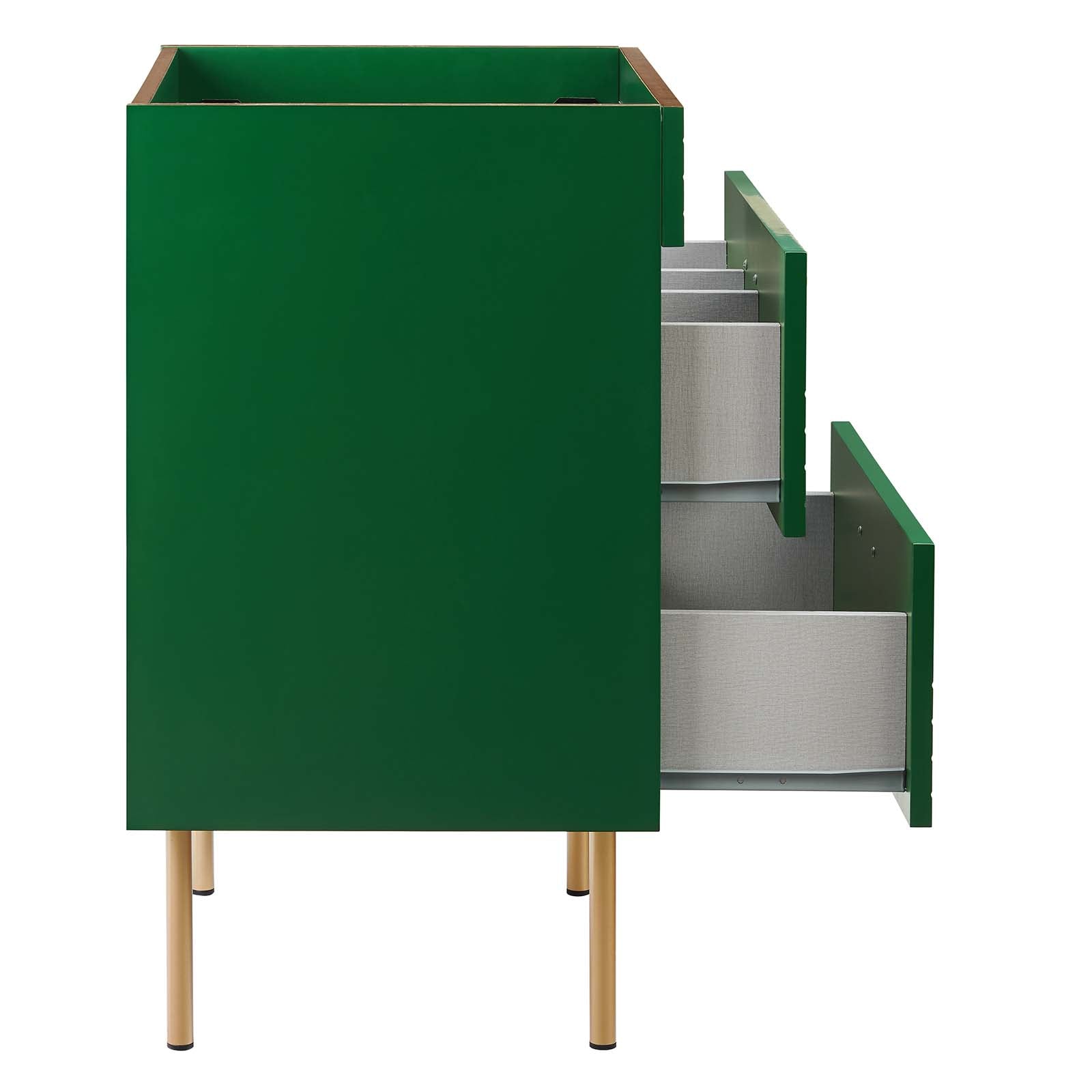 Modway Bathroom Vanity - Daybreak 24" Bathroom Vanity Cabinet (Sink Basin Not Included) Green