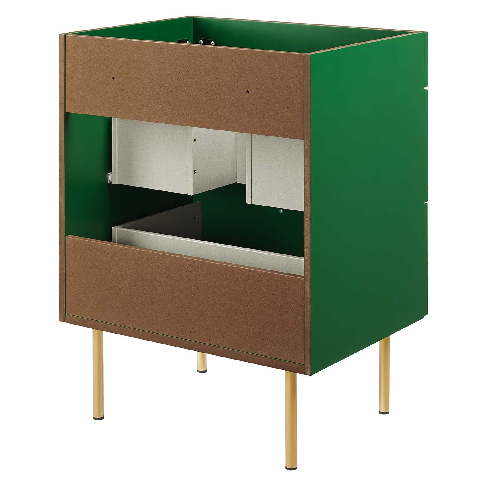 Modway Bathroom Vanity - Daybreak 24" Bathroom Vanity Cabinet (Sink Basin Not Included) Green