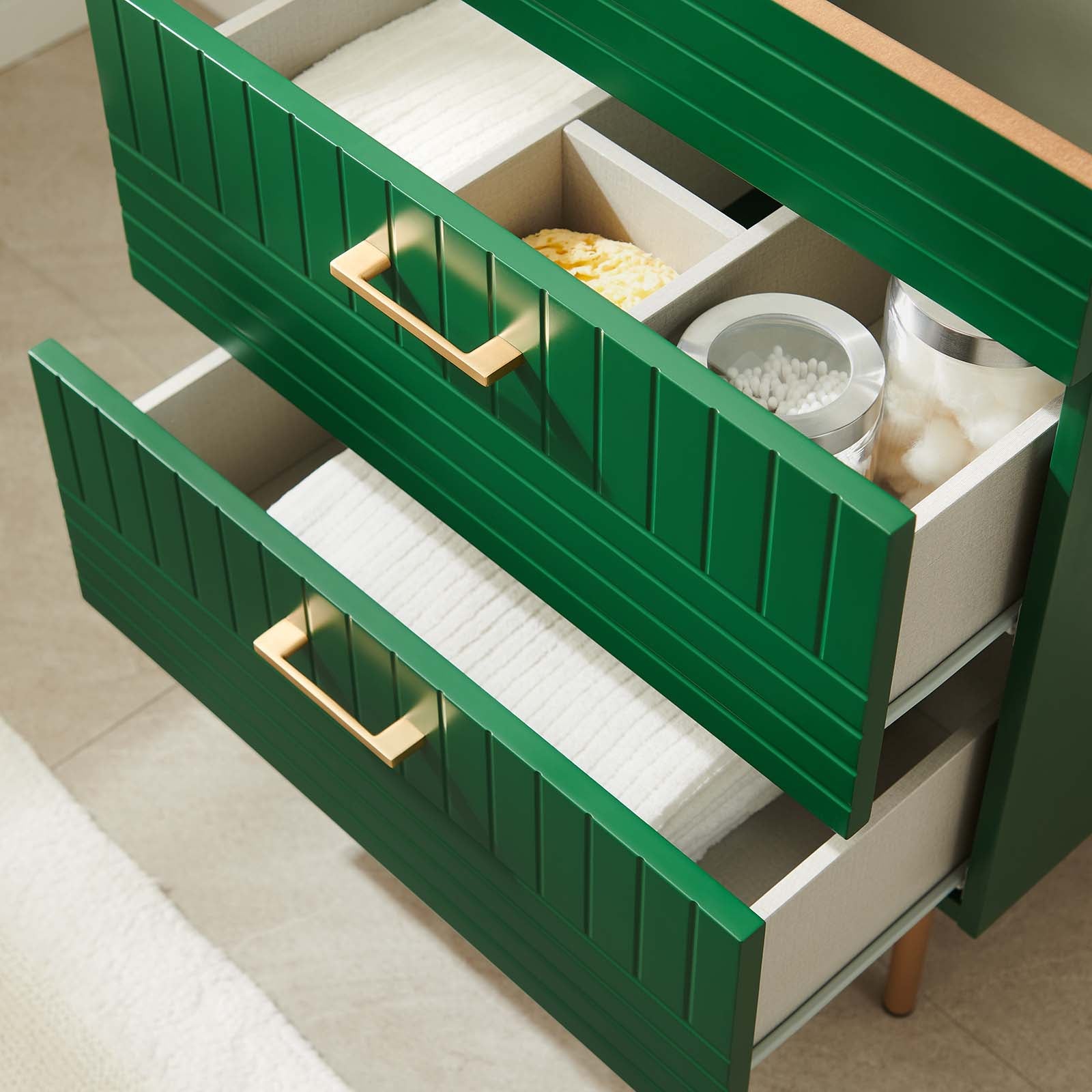 Modway Bathroom Vanity - Daybreak 24" Bathroom Vanity Cabinet (Sink Basin Not Included) Green