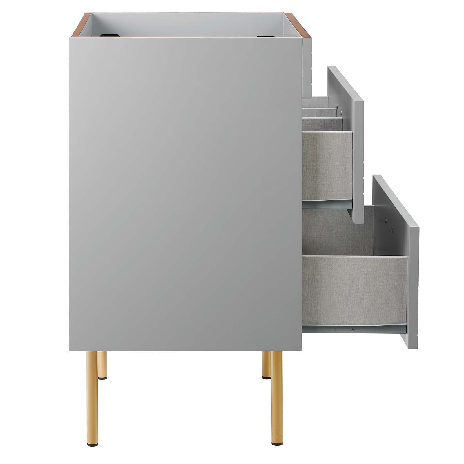 Modway Bathroom Vanity - Daybreak 24" Bathroom Vanity Cabinet (Sink Basin Not Included) Light Gray