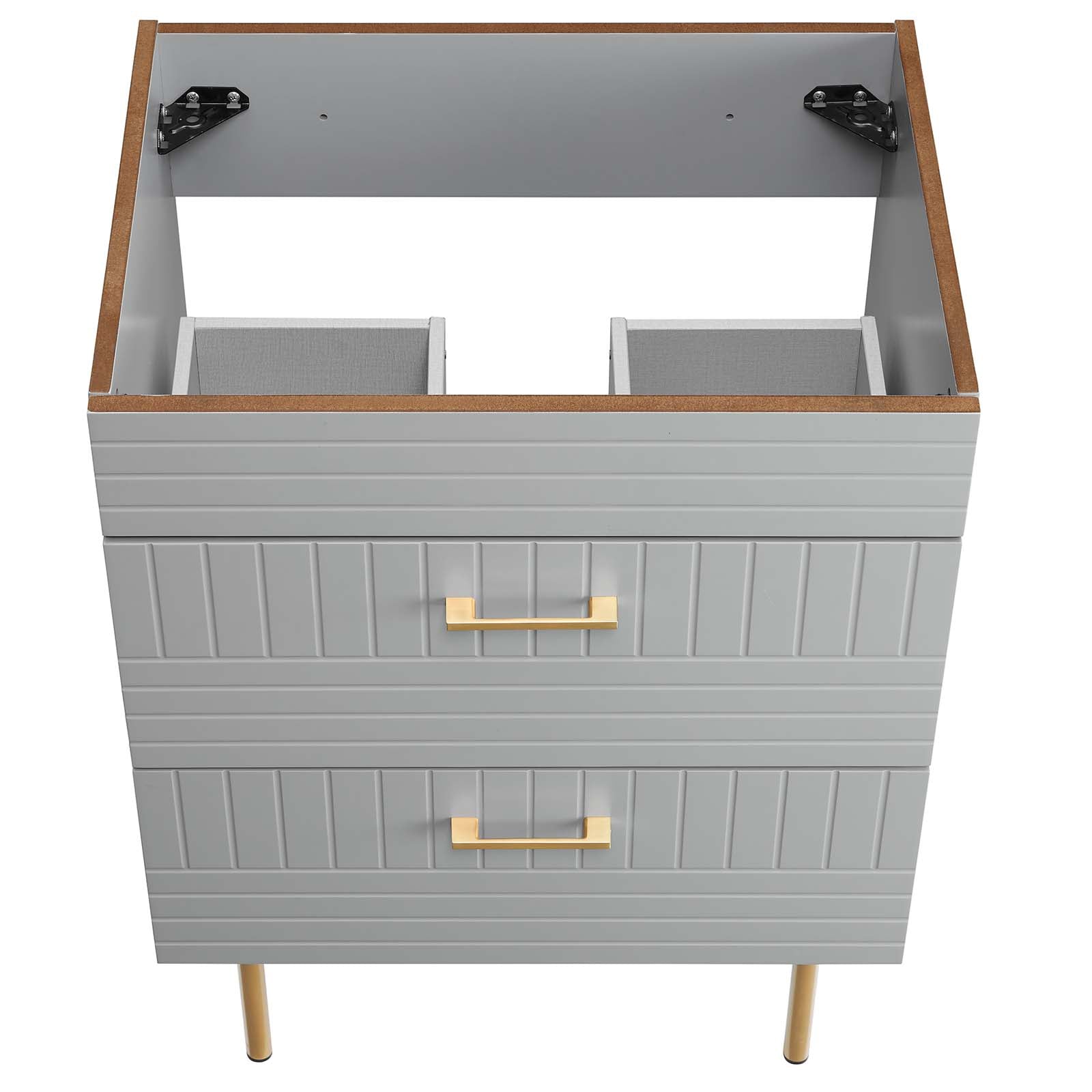 Modway Bathroom Vanity - Daybreak 24" Bathroom Vanity Cabinet (Sink Basin Not Included) Light Gray