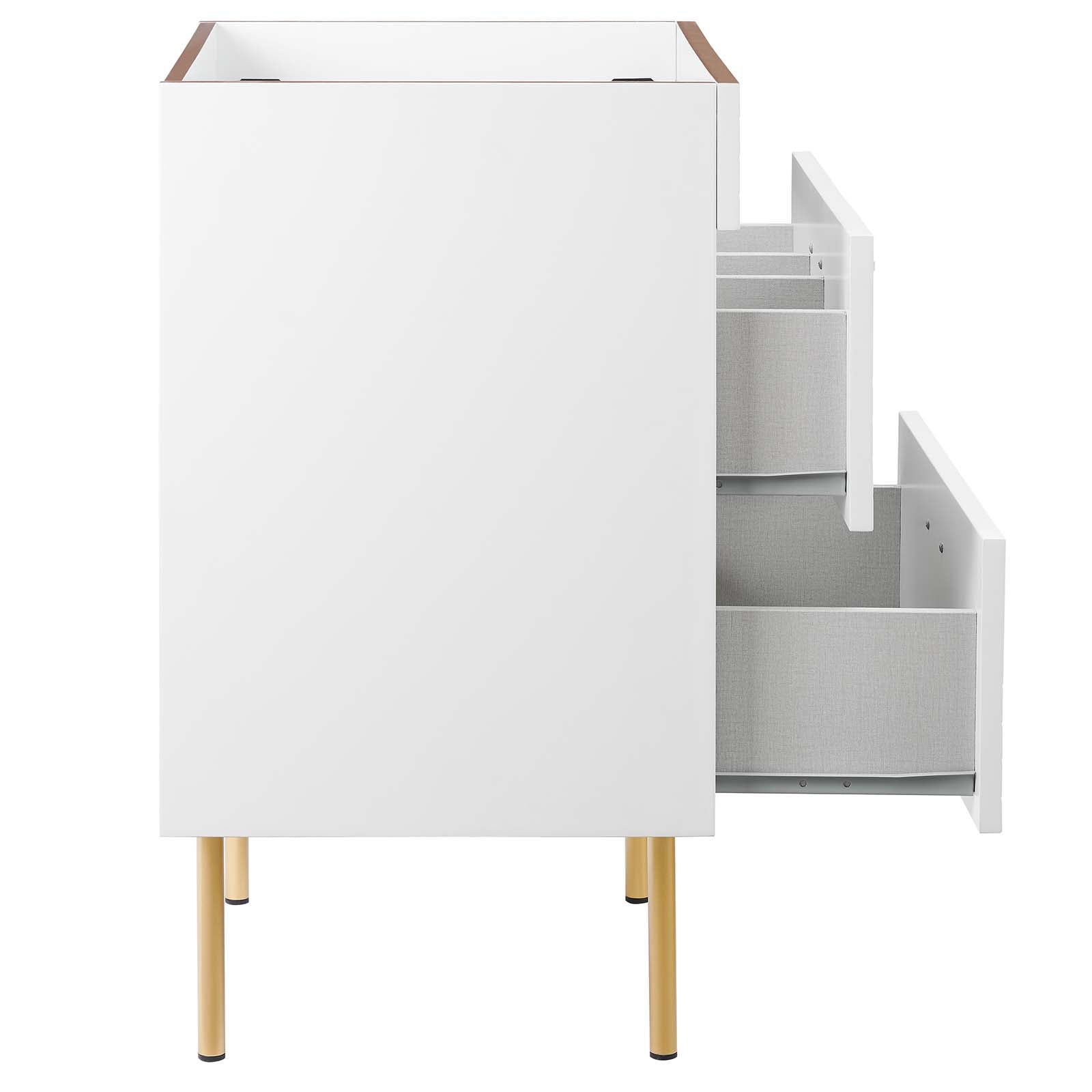 Modway Bathroom Vanity - Daybreak 24" Bathroom Vanity Cabinet (Sink Basin Not Included) White