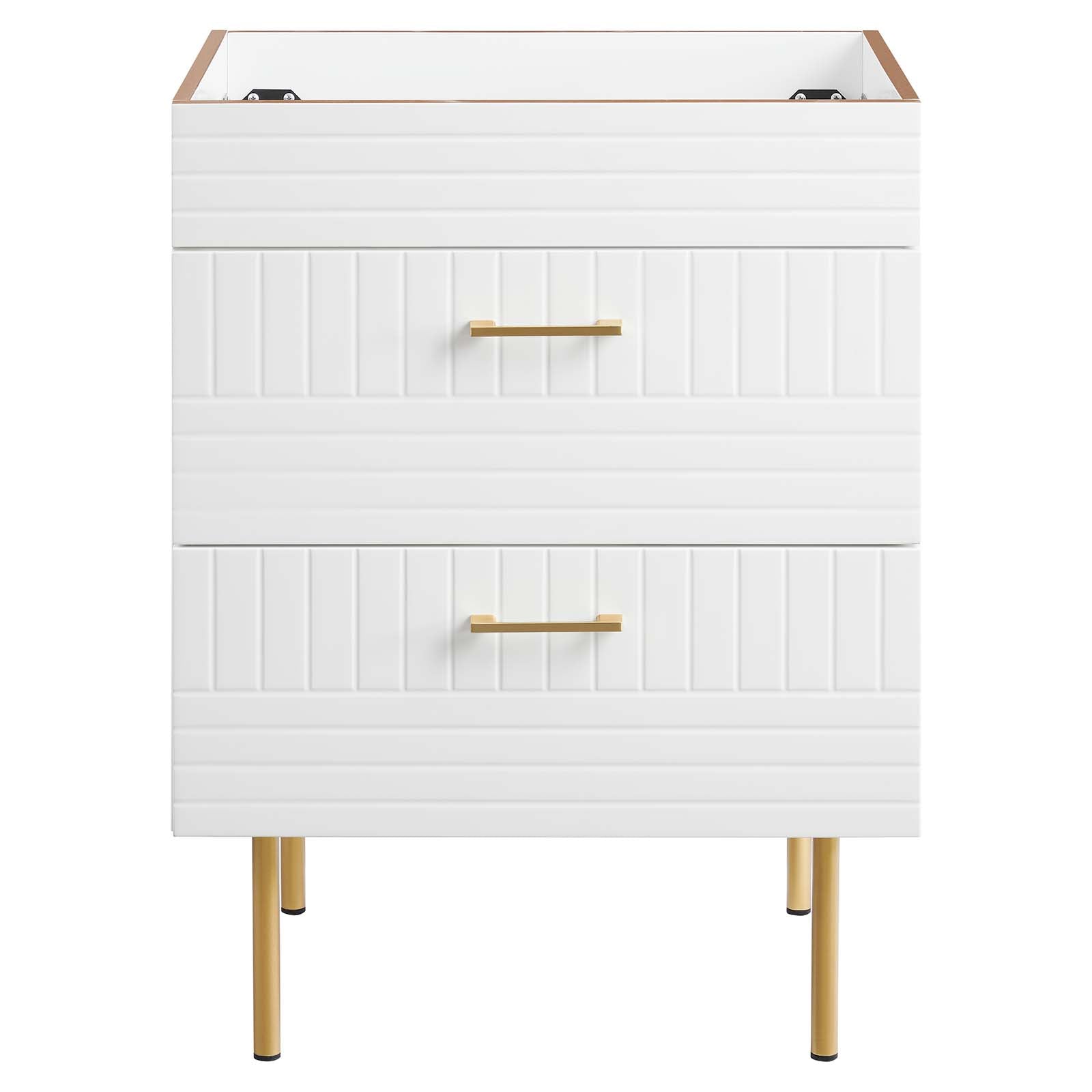 Modway Bathroom Vanity - Daybreak 24" Bathroom Vanity Cabinet (Sink Basin Not Included) White