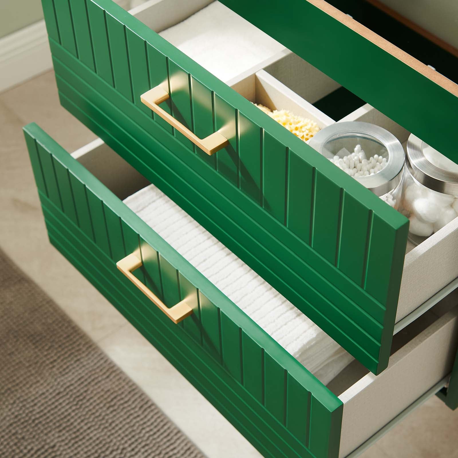 Modway Bathroom Vanity - Daybreak 24" Wall-Mount Green