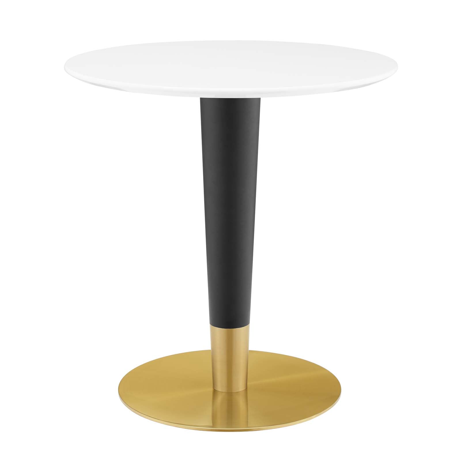 Modway Dining Tables - Zinque 28" Dining Table Gold White