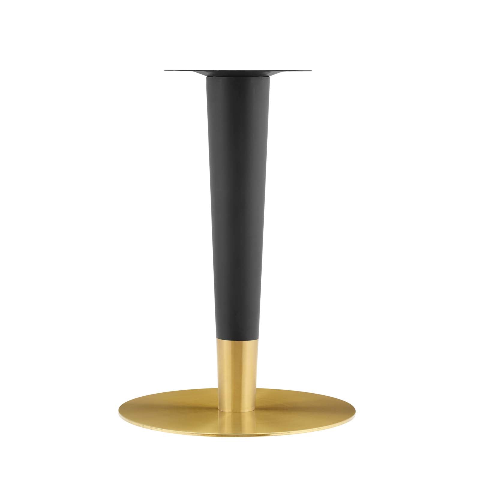 Modway Dining Tables - Zinque 28" Artificial Marble Dining Table Gold & Black