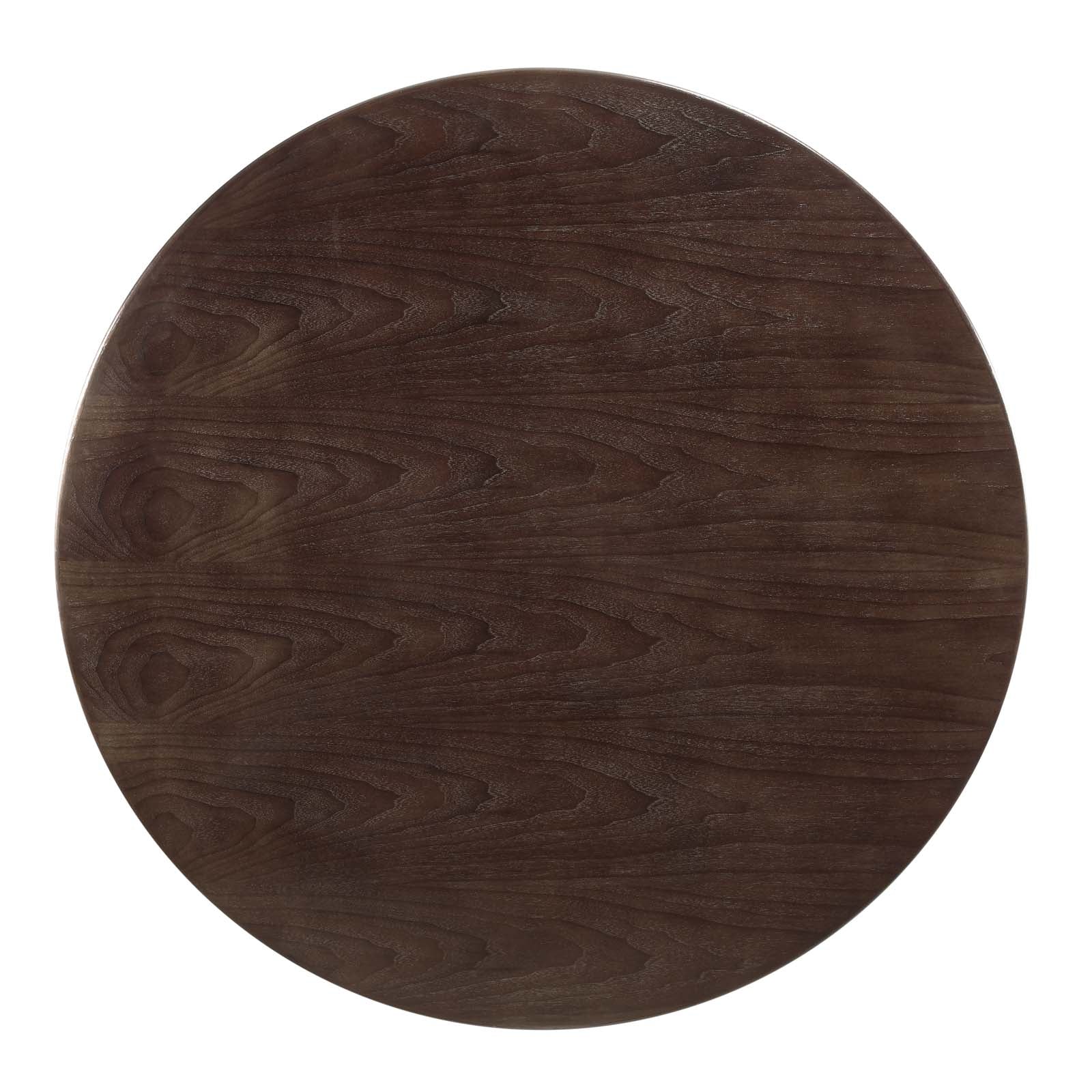 Modway Dining Tables - Zinque-47"-Dining-Table-Gold-Cherry-Walnut