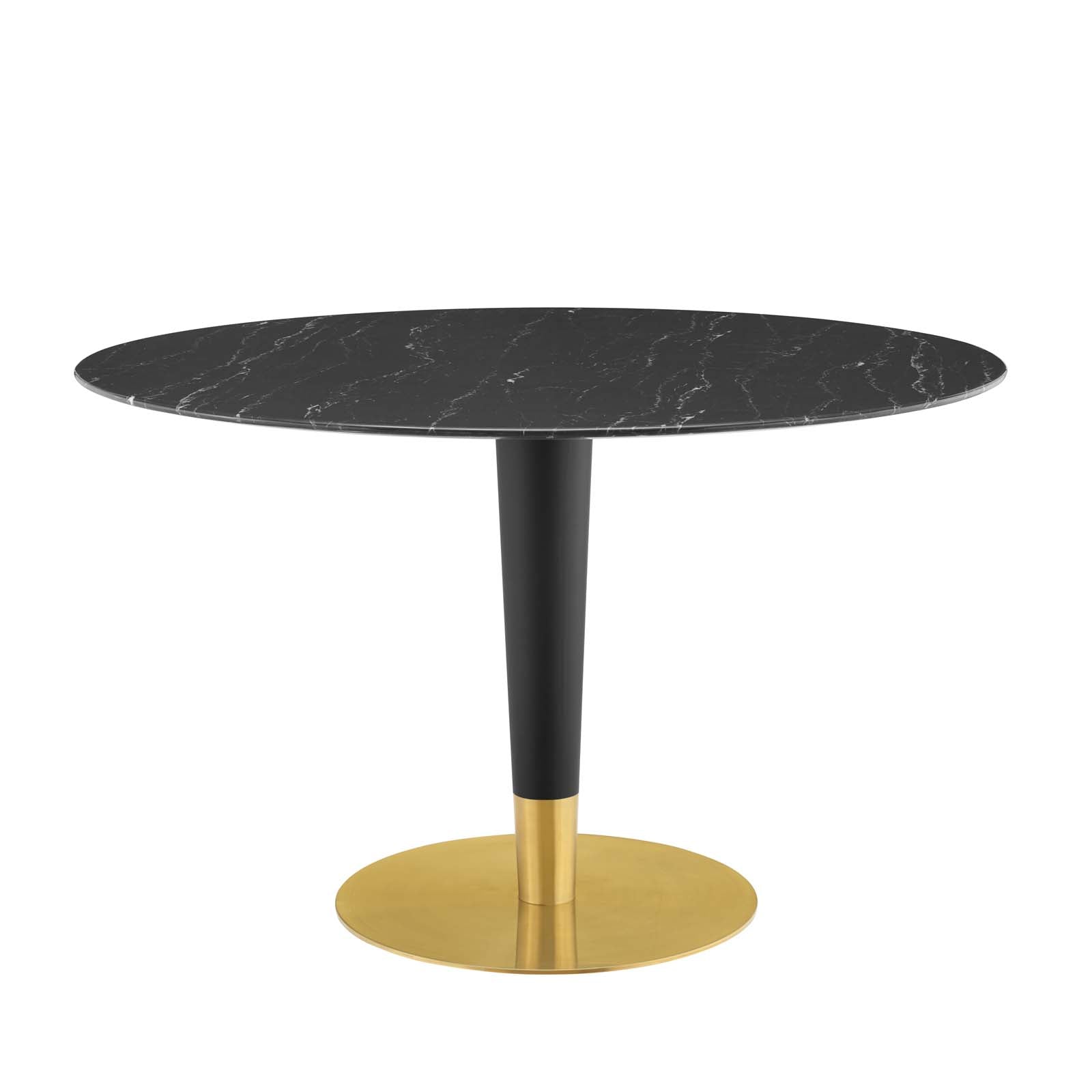Modway Dining Tables - Zinque 47" Dining Table Gold & Black