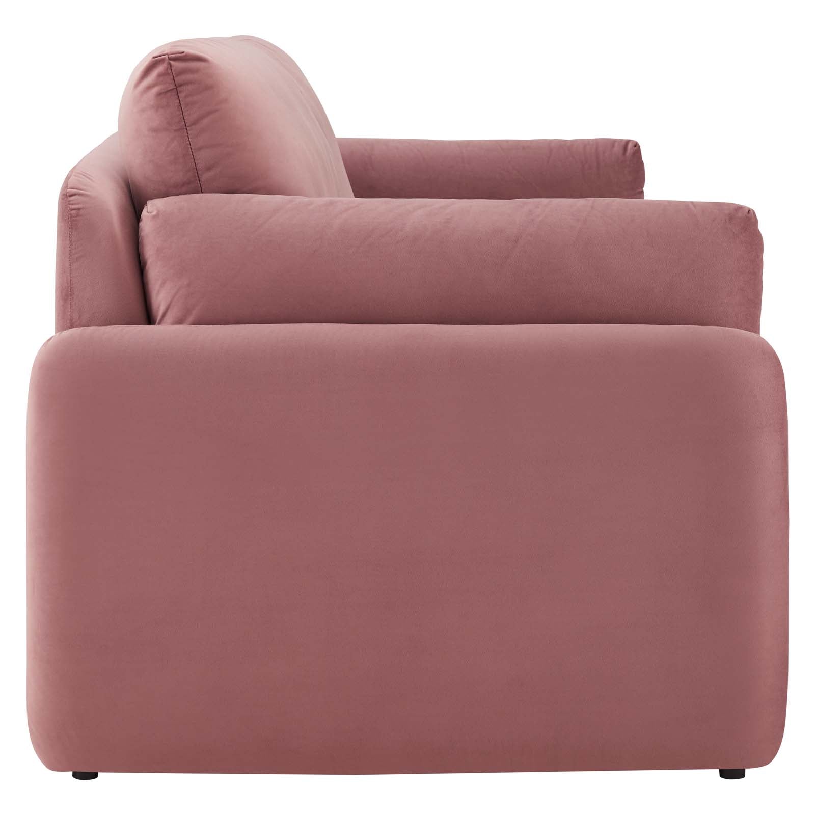 Modway Sofas & Couches - Indicate Performance Velvet Sofa Chair Dusty Rose
