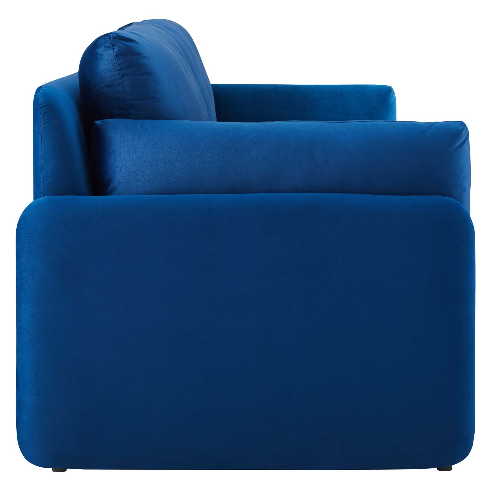 Modway Sofas & Couches - Indicate Performance Velvet Sofa Navy