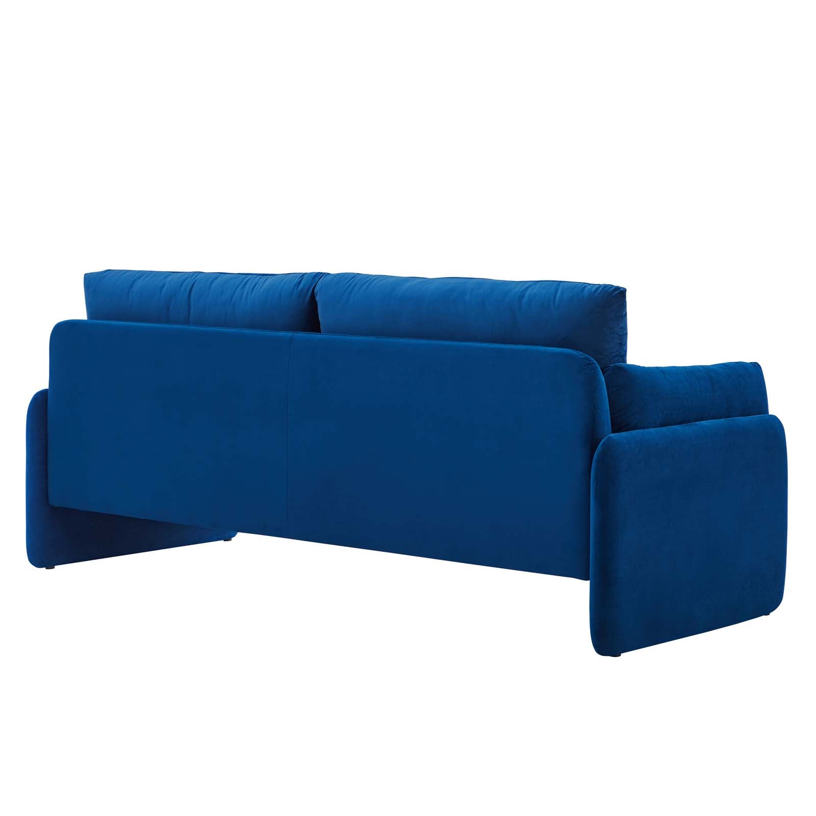 Modway Sofas & Couches - Indicate Performance Velvet Sofa Navy