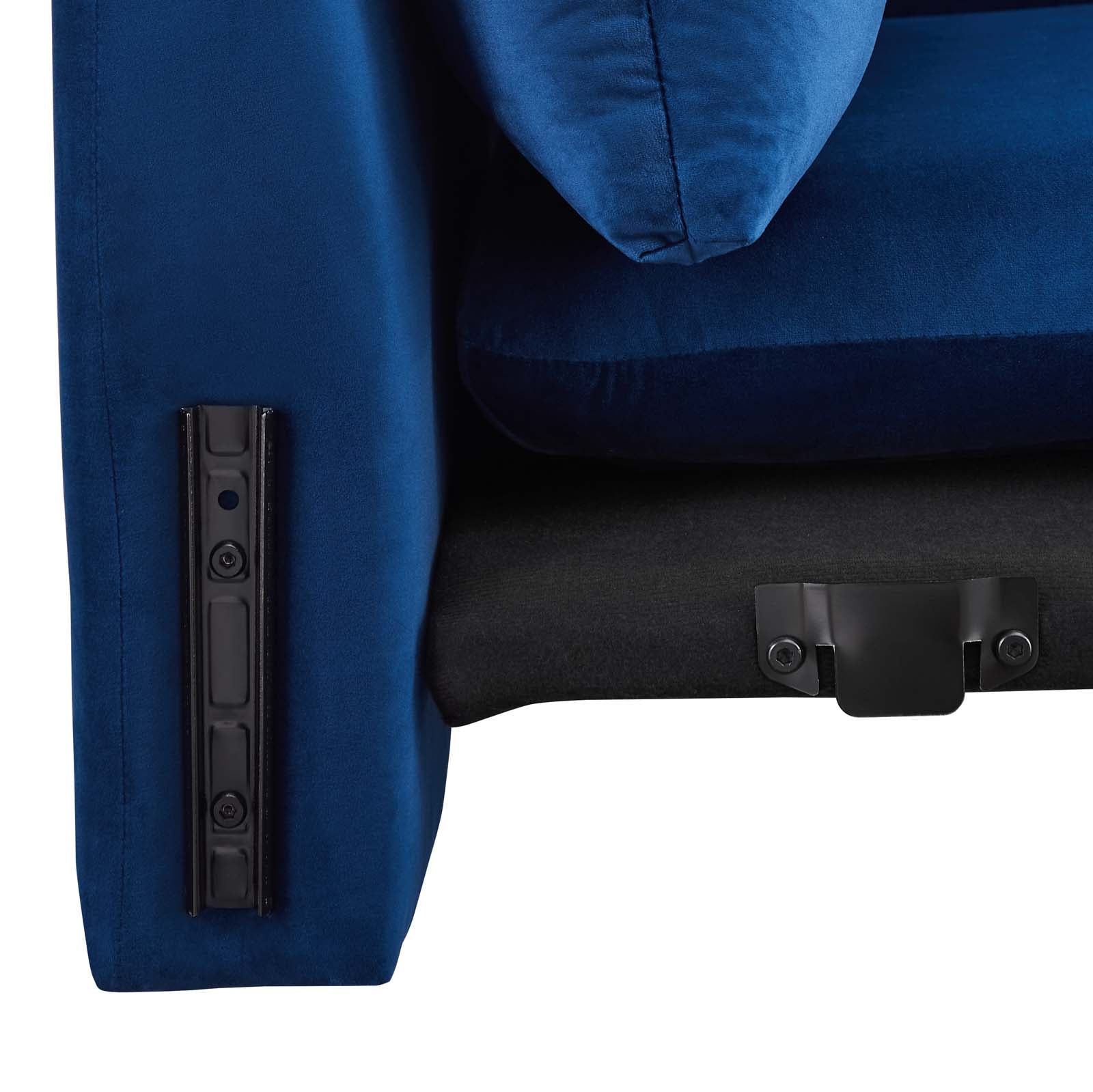 Modway Sofas & Couches - Indicate Performance Velvet Sofa Navy