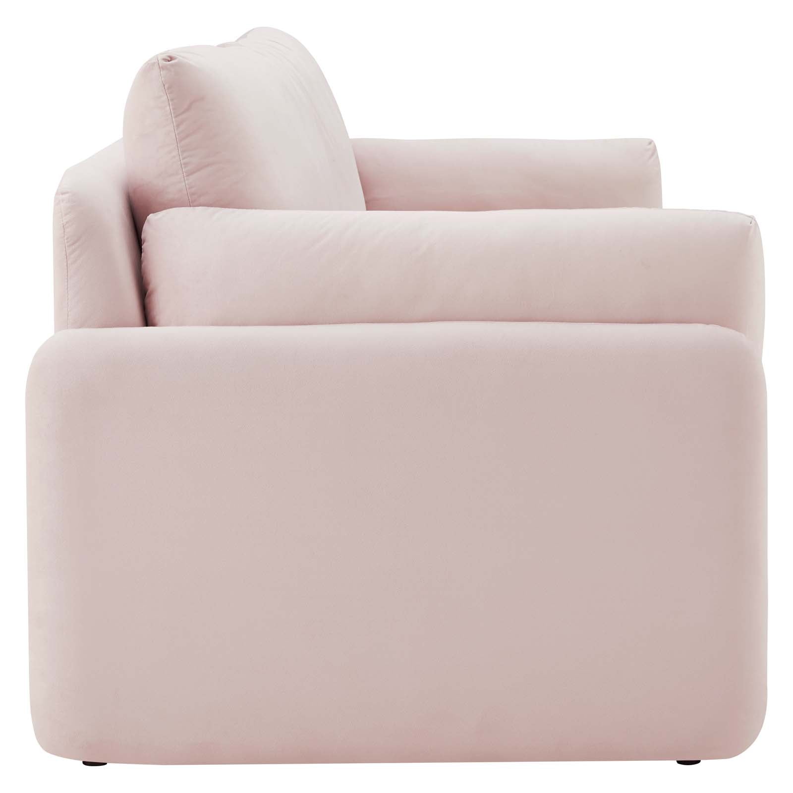 Modway Sofas & Couches - Indicate Performance Velvet Sofa Pink