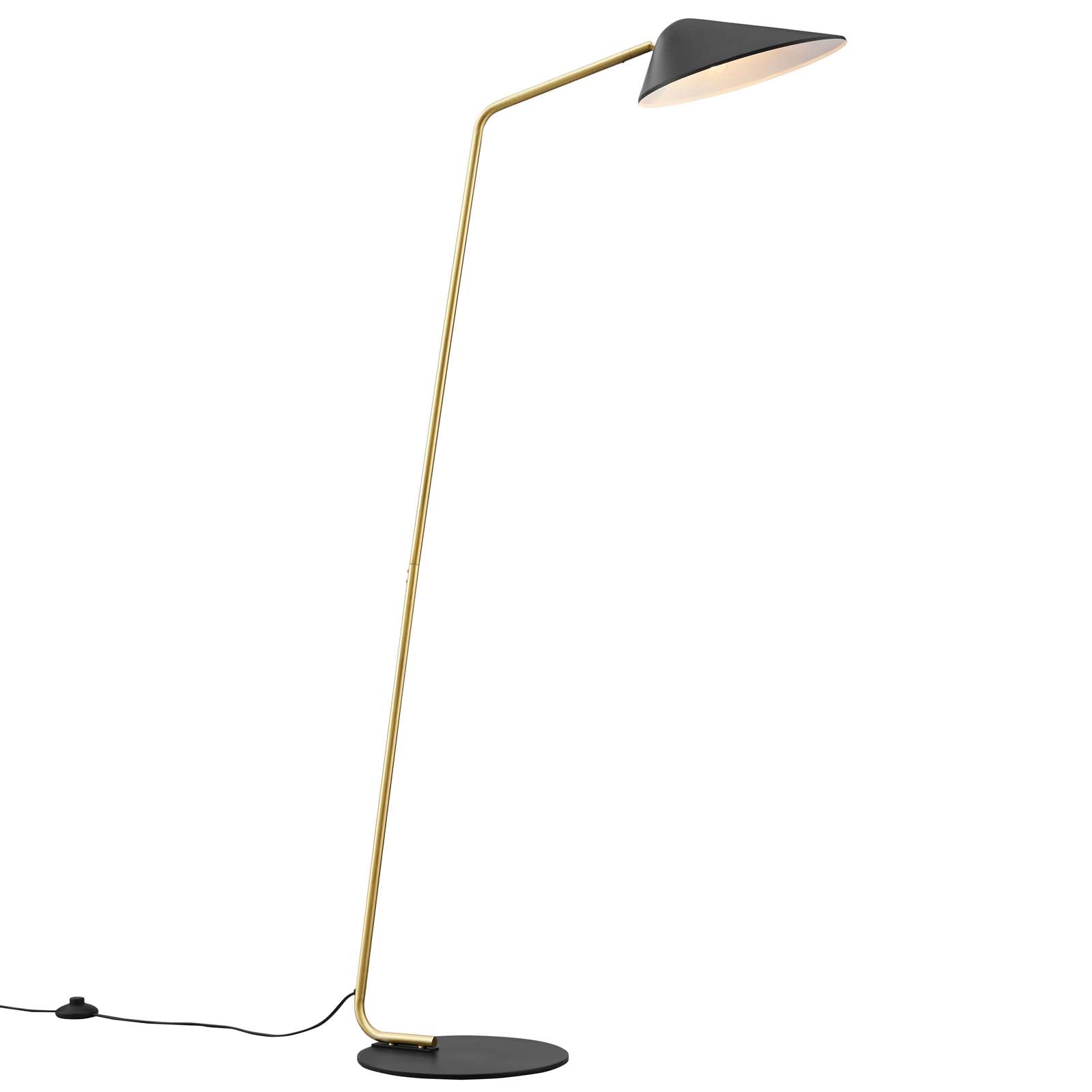 Modway Floor Lamps - Journey Standing Floor Lamp Black