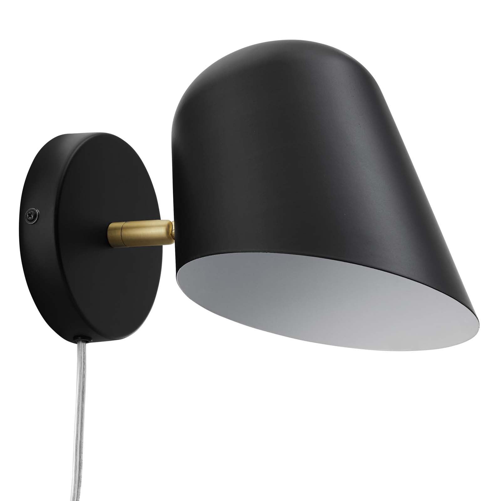 Modway Wall Sconces - Briana Swivel Wall Sconce Black