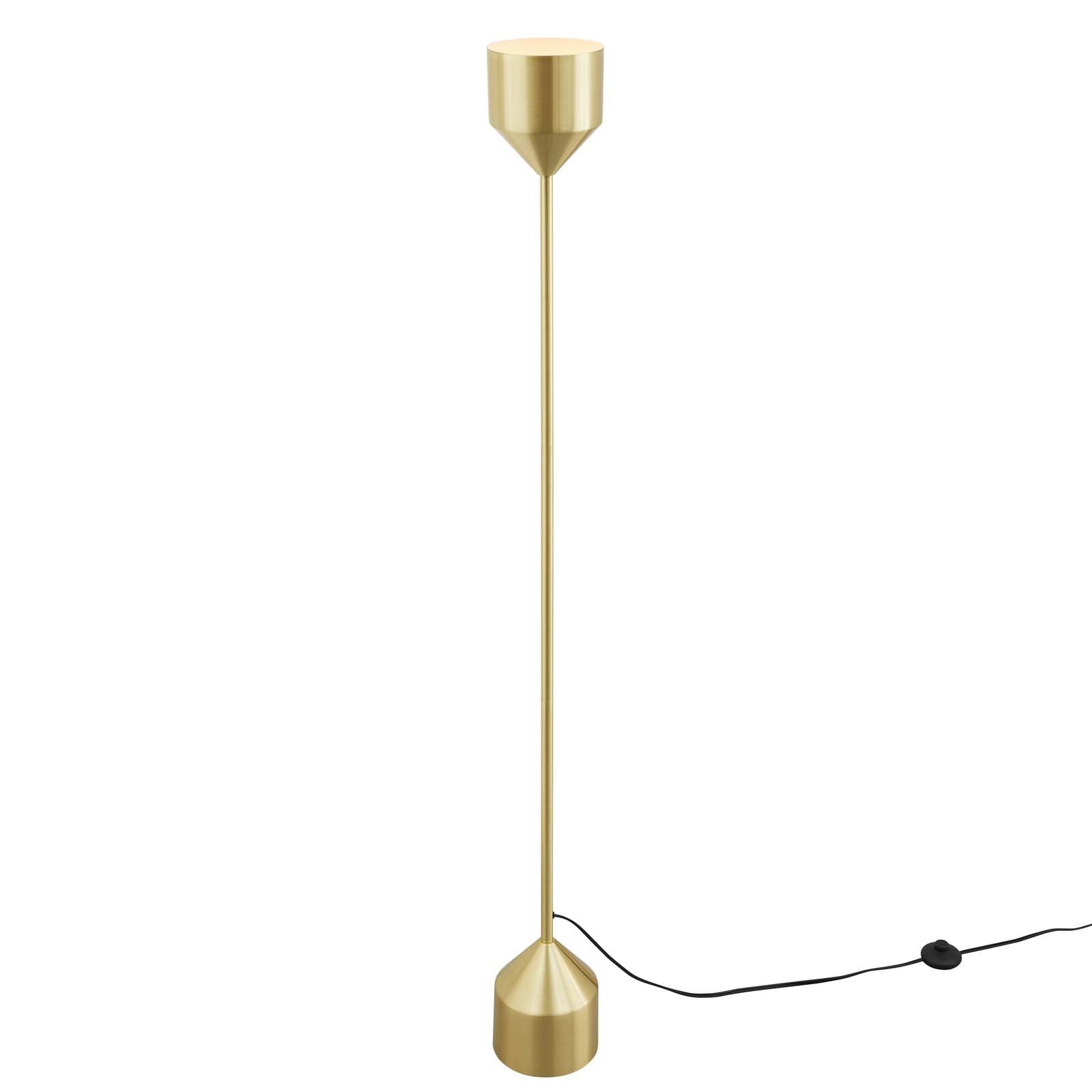 Modway Floor Lamps - Kara Standing Floor Lamp Gold