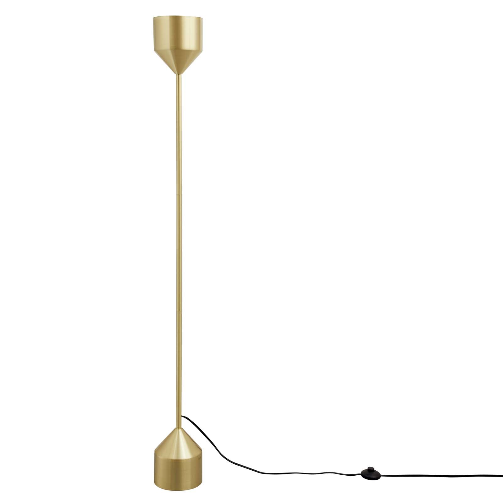 Modway Floor Lamps - Kara Standing Floor Lamp Gold