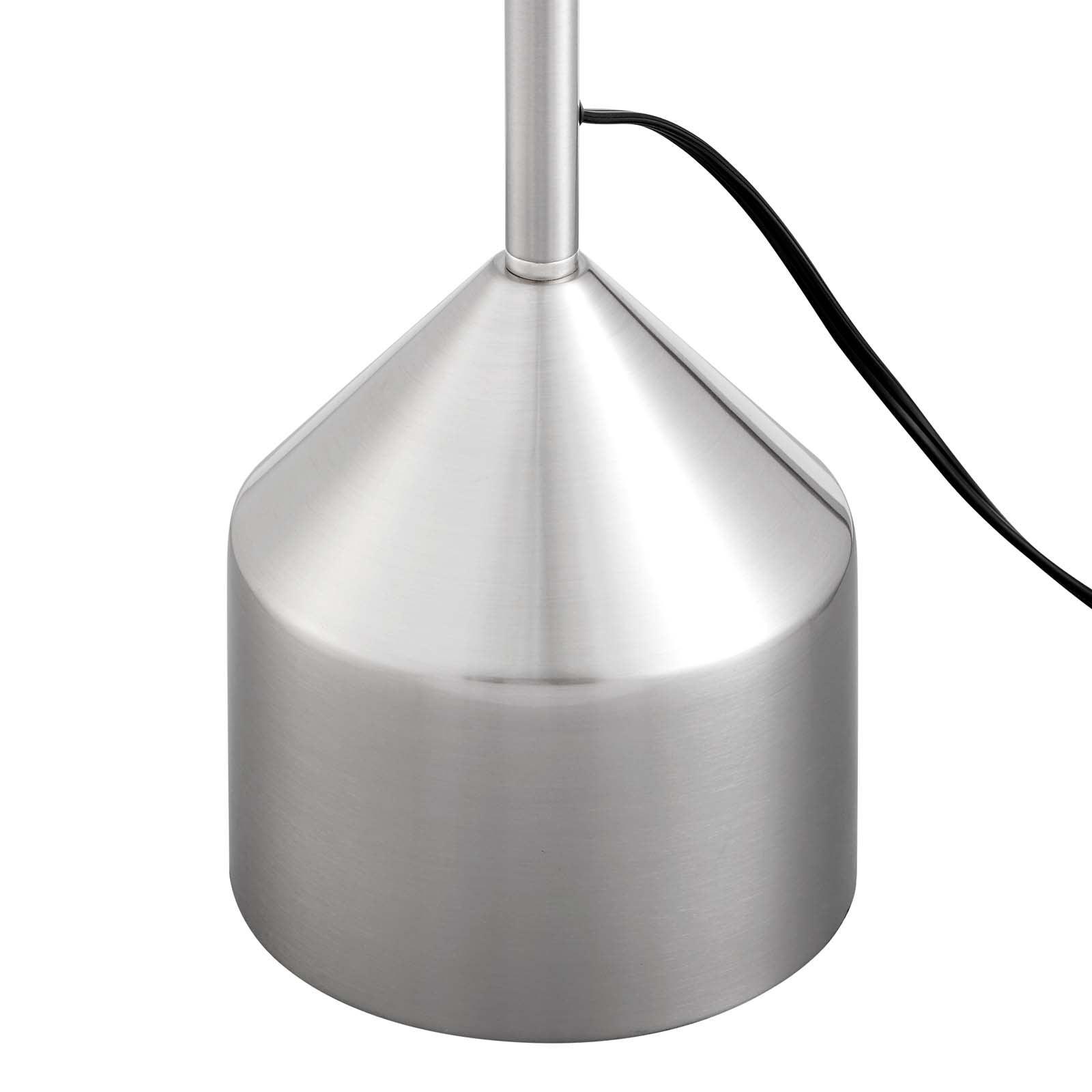 Modway Floor Lamps - Kara Standing Floor Lamp Silver