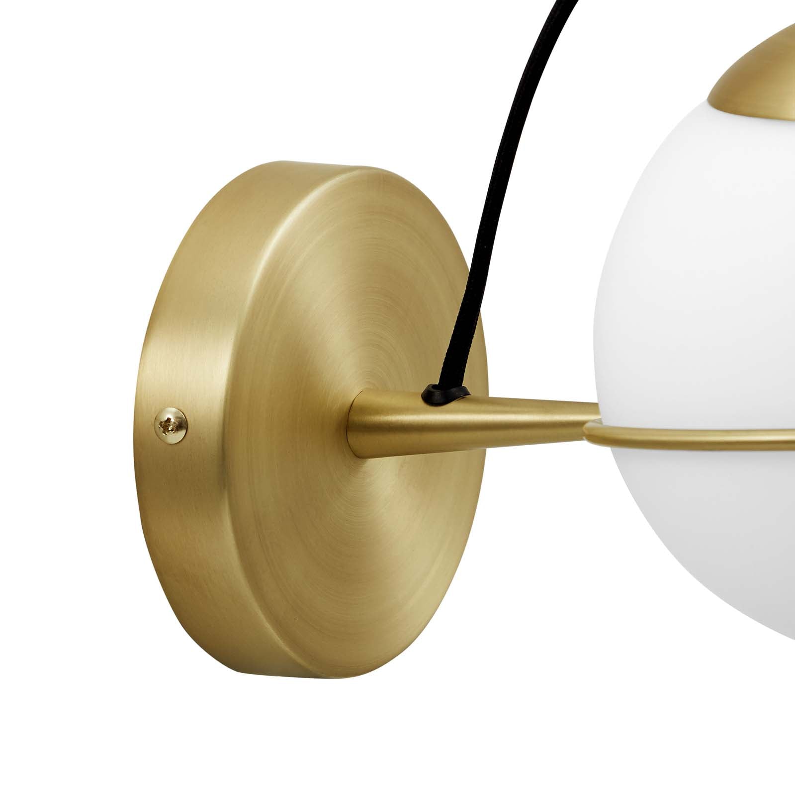 Modway Wall Sconces - Hanna Hardwire Wall Sconce Opal Gold