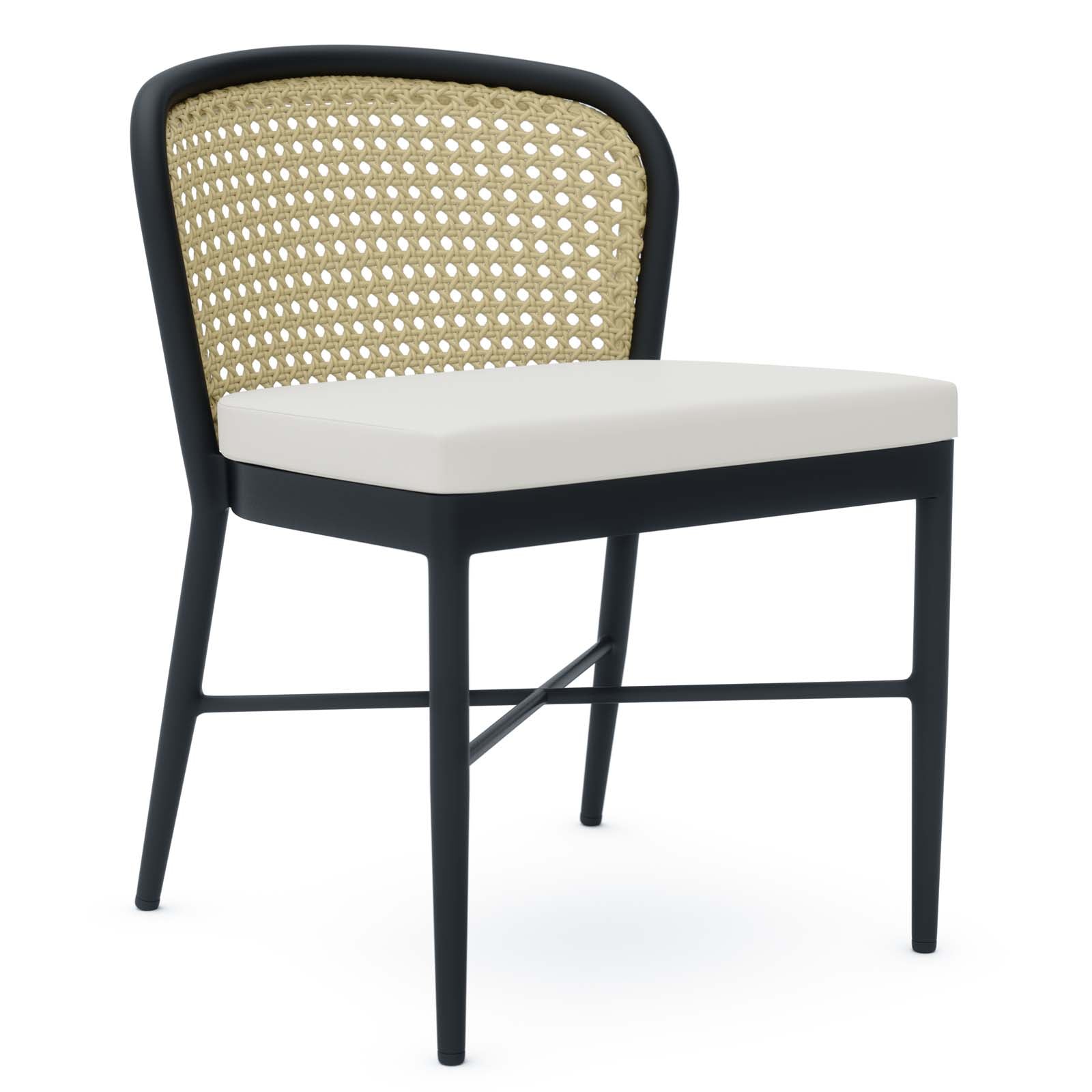 Modway Outdoor Dining Sets - Melbourne Outdoor Patio Dining Side Chair Ivory White