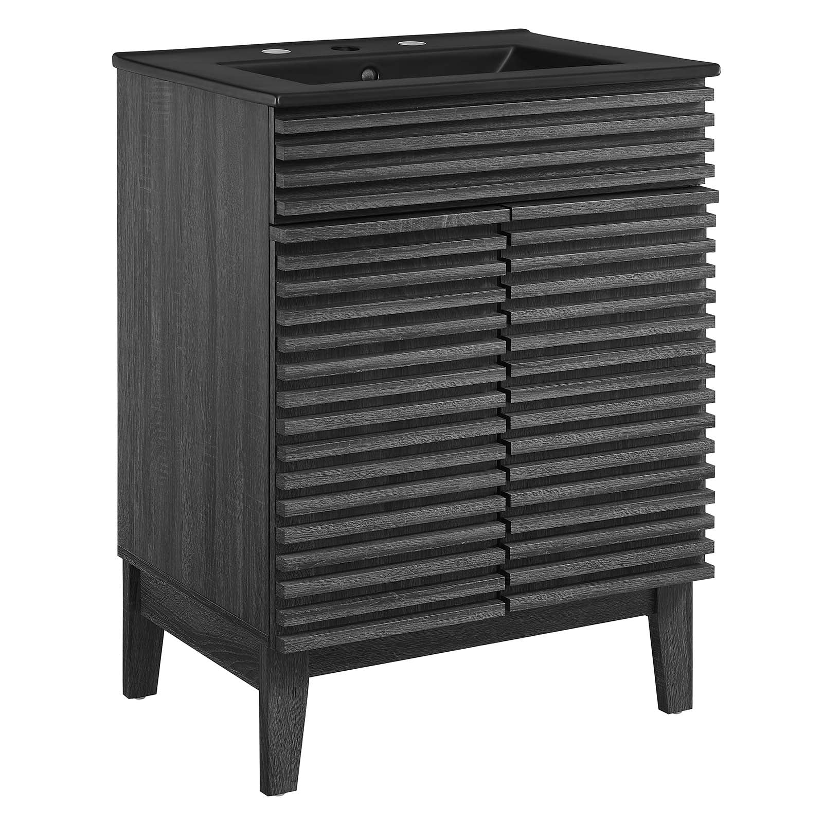 Modway Bathroom Vanity - Render 24" Bathroom Vanity Charcoal Black