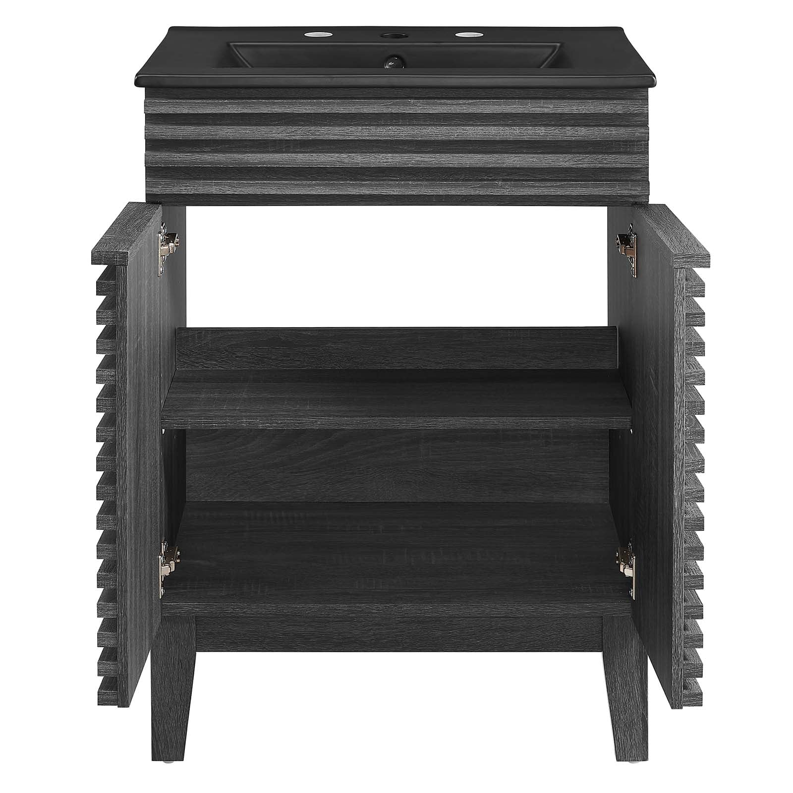 Modway Bathroom Vanity - Render 24" Bathroom Vanity Charcoal Black