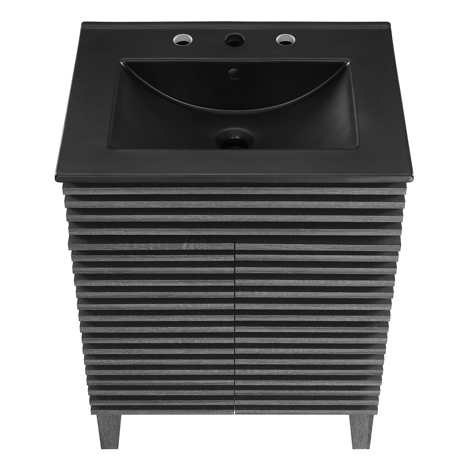 Modway Bathroom Vanity - Render 24" Bathroom Vanity Charcoal Black