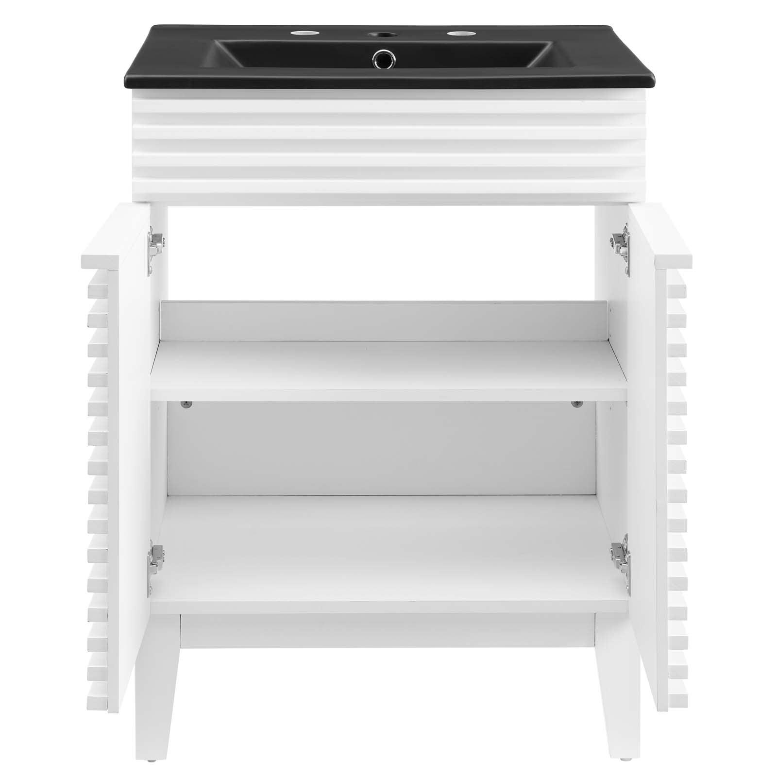 Modway Bathroom Vanity - Render 24" Bathroom Vanity White Black