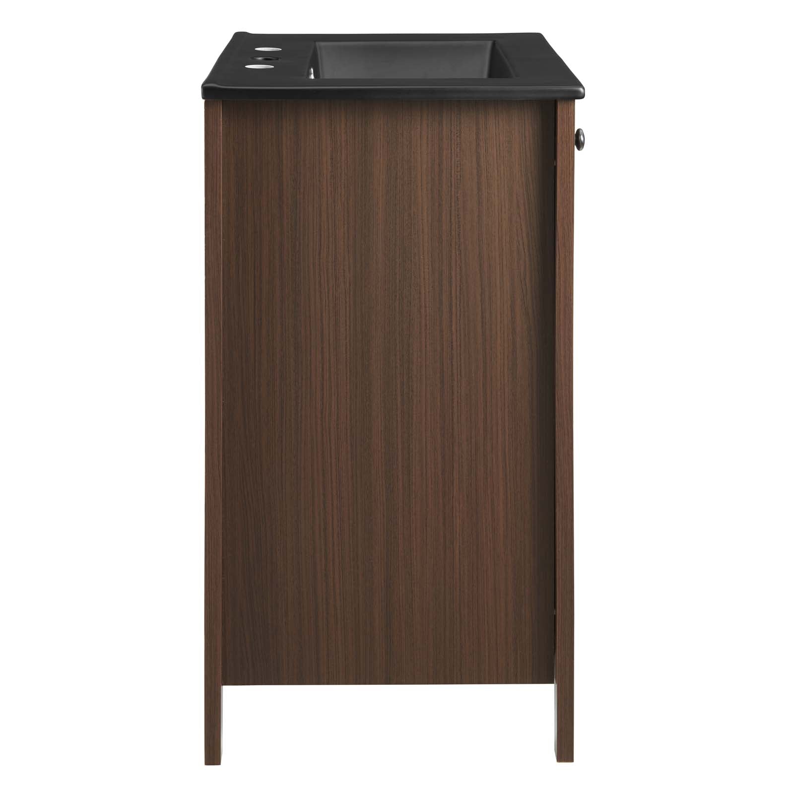 Modway Bathroom Vanity - Nantucket 24" Bathroom Vanity Walnut Black