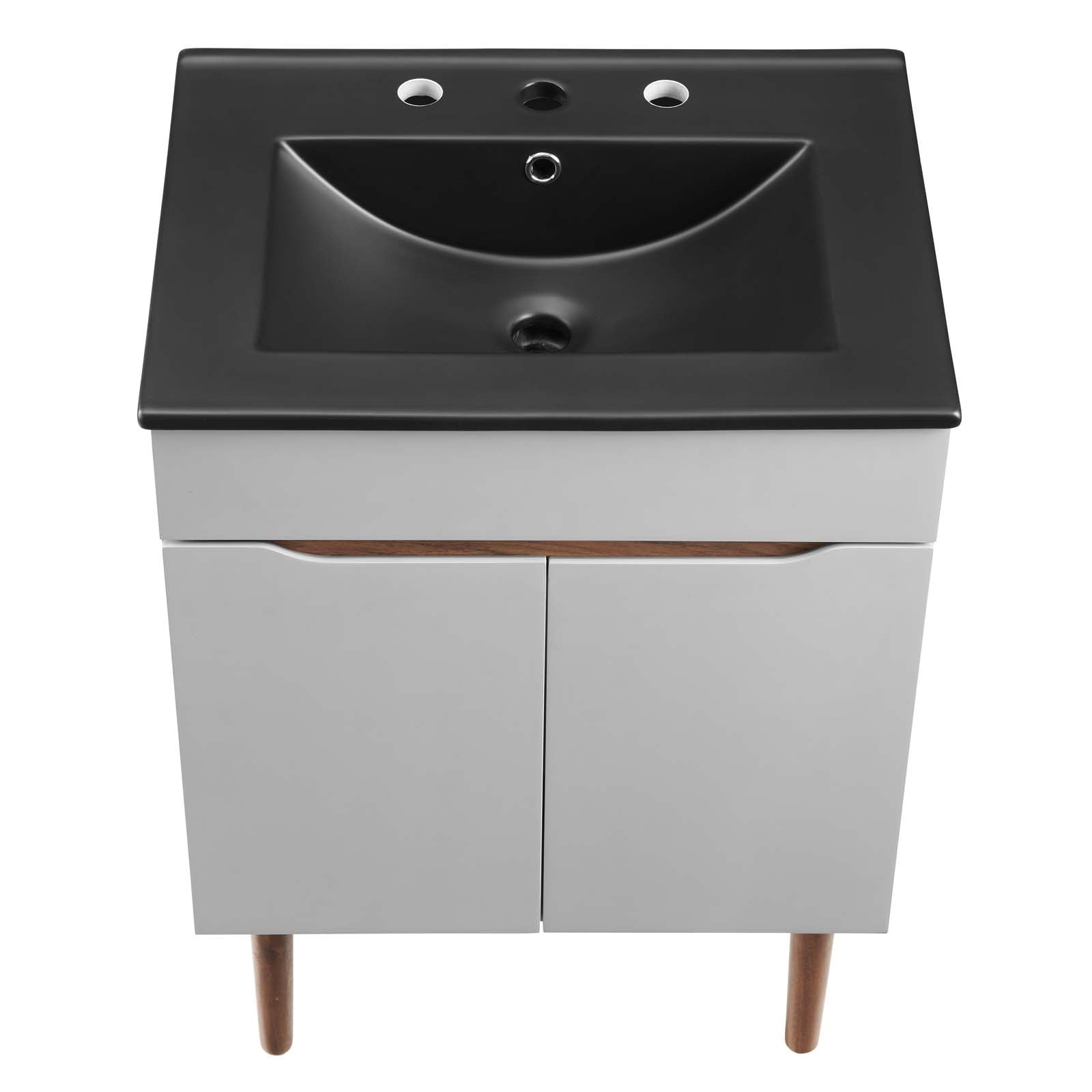 Modway Bathroom Vanity - Harvest 24" Bathroom Vanity Gray Black