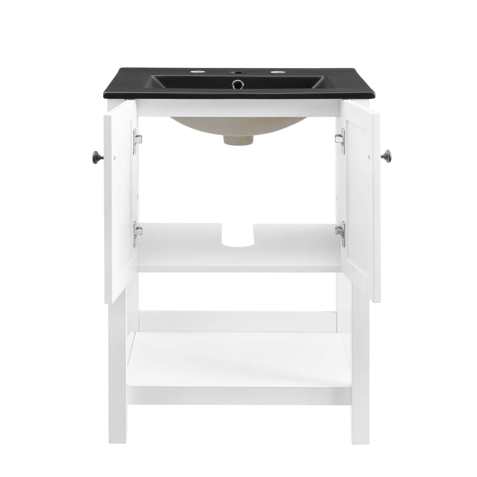 Modway Bathroom Vanity - Steam-24"-Bathroom-Vanity-White-Black