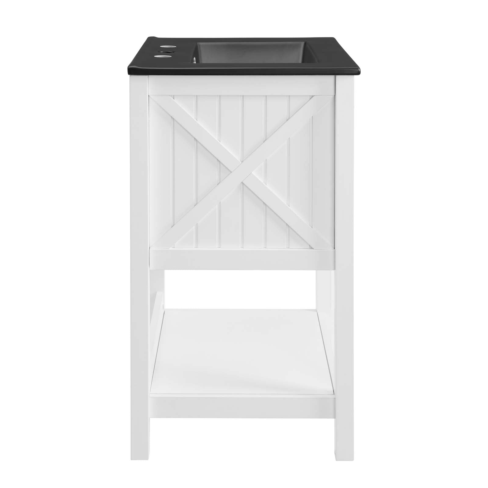 Modway Bathroom Vanity - Steam-24"-Bathroom-Vanity-White-Black