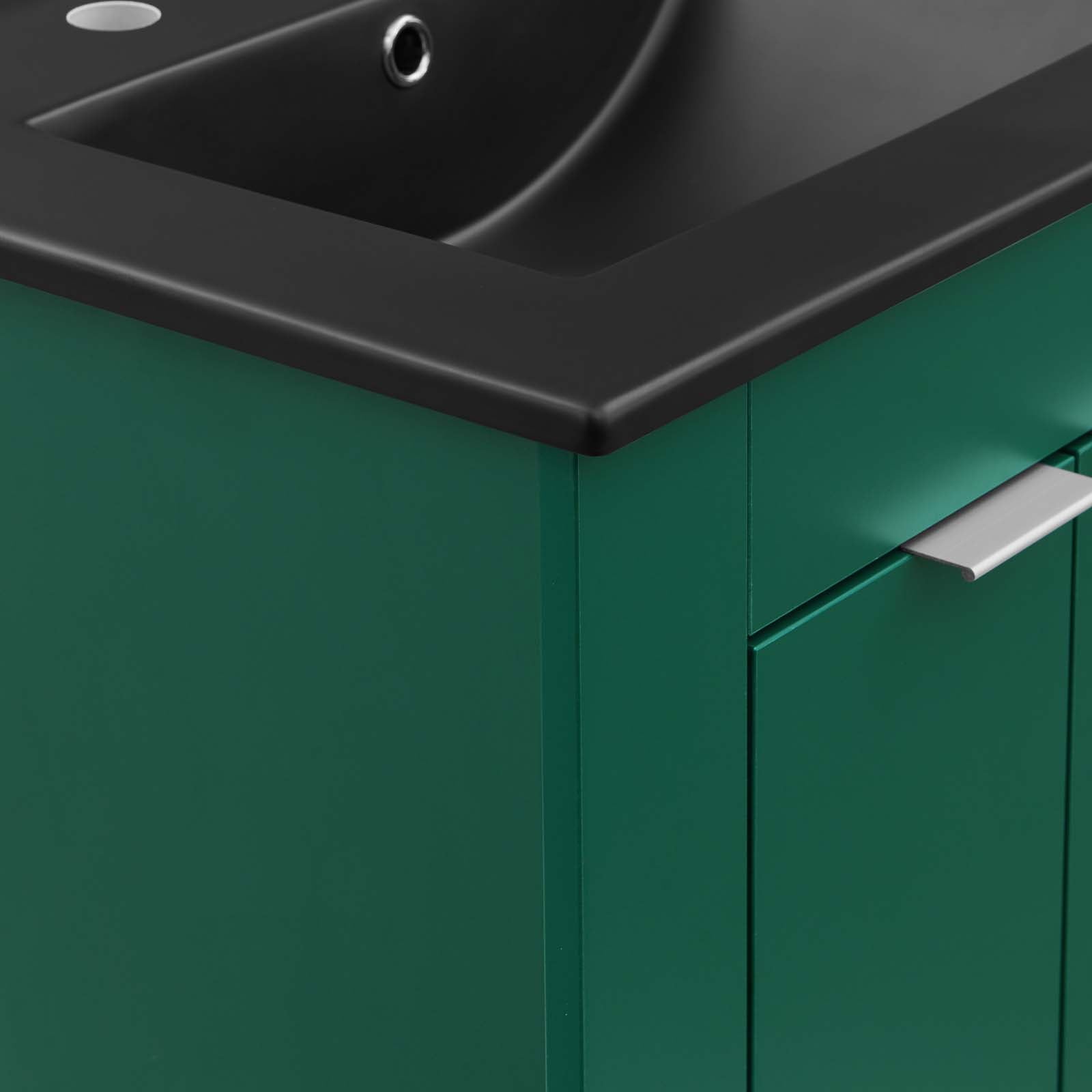 Modway Bathroom Vanity - Maybelle 24" Bathroom Vanity Green Black