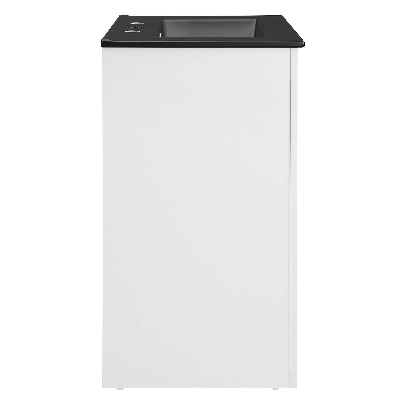Modway Bathroom Vanity - Maybelle 24" Bathroom Vanity White Black