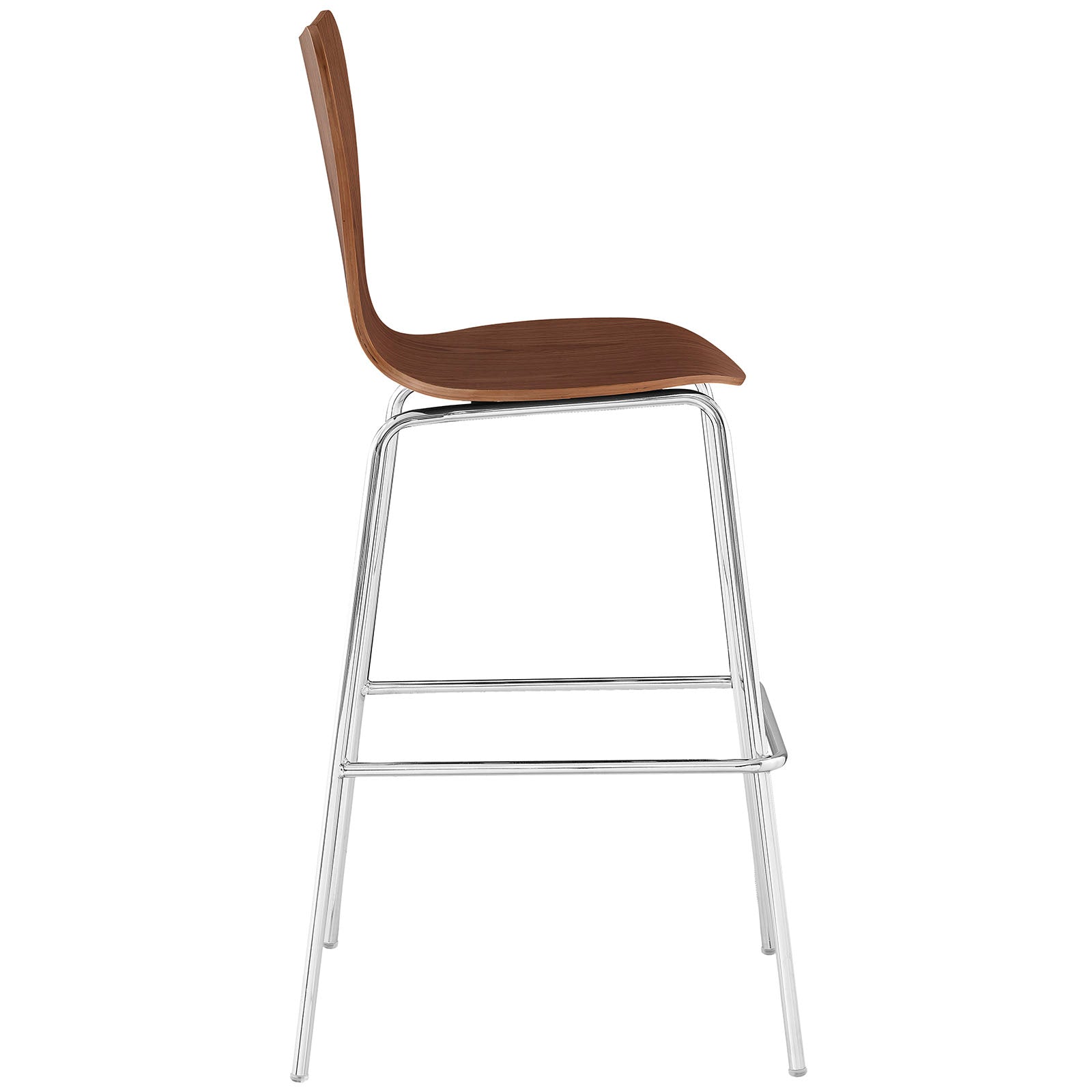 Modway Barstools - Ernie Wood Bar Stool Walnut