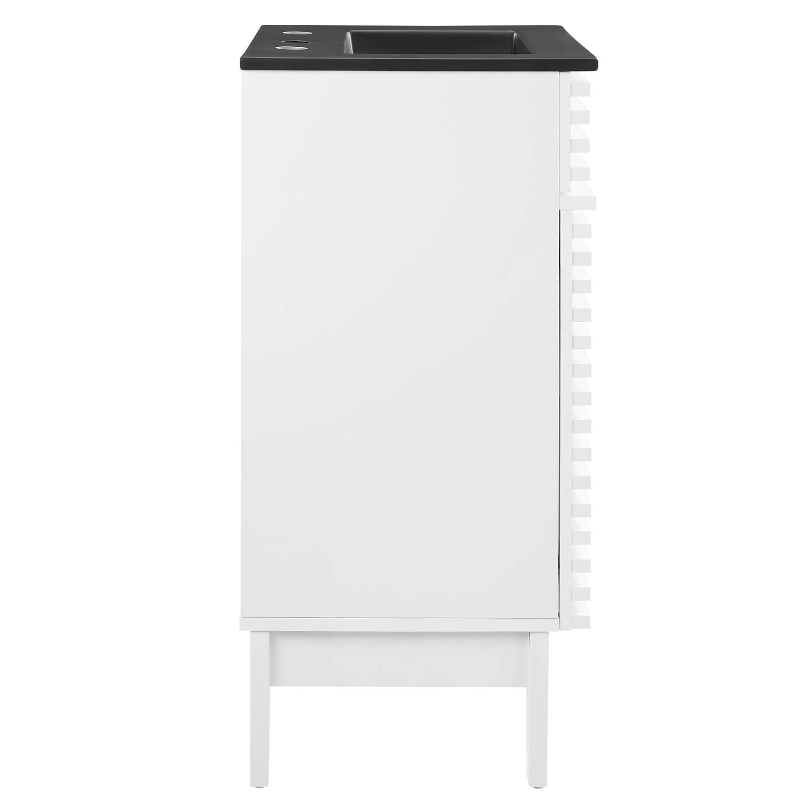 Modway Bathroom Vanity - Render 18" Bathroom Vanity White Black