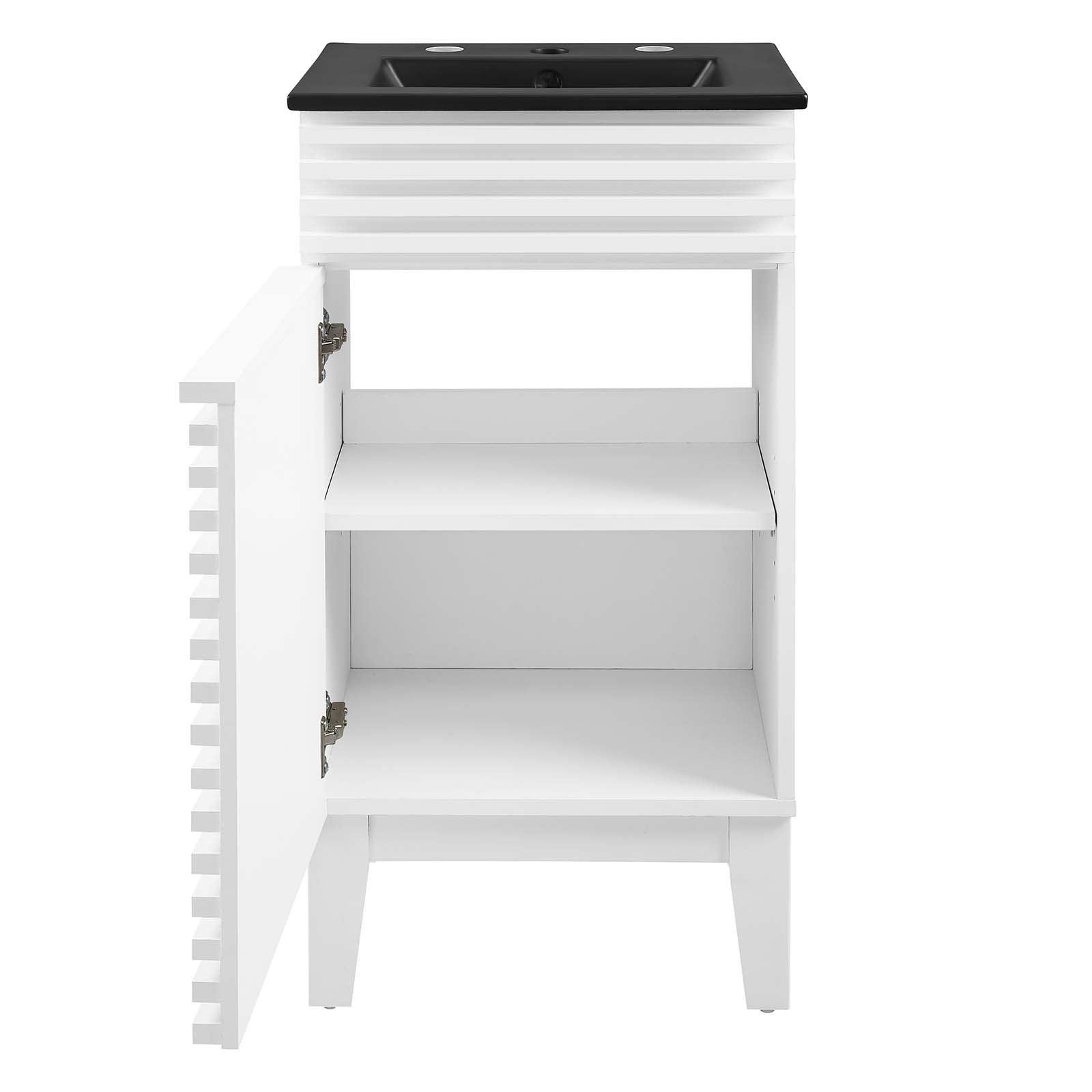 Modway Bathroom Vanity - Render 18" Bathroom Vanity White Black