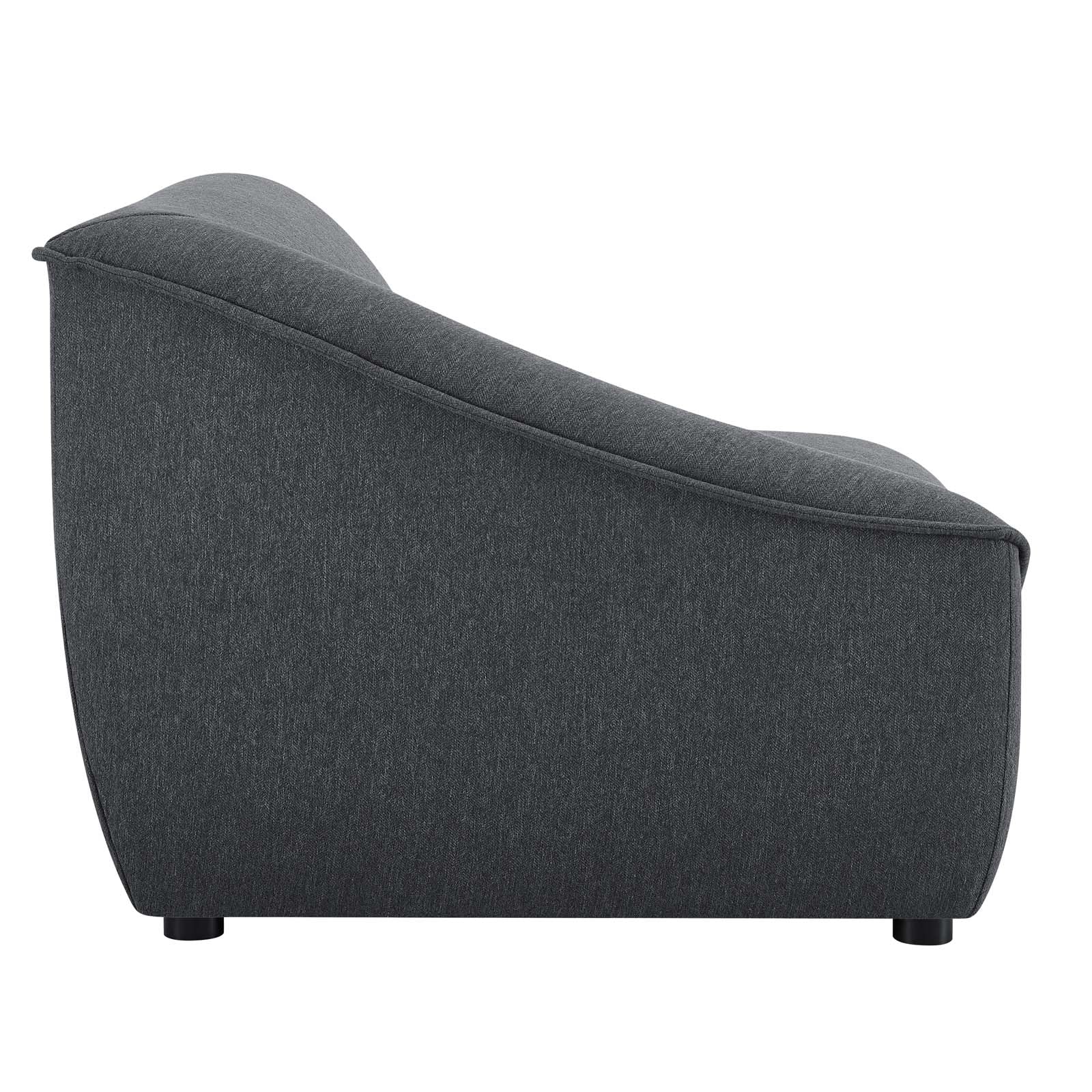 Modway Loveseats - Comprise-2-Piece-Loveseat-Charcoal
