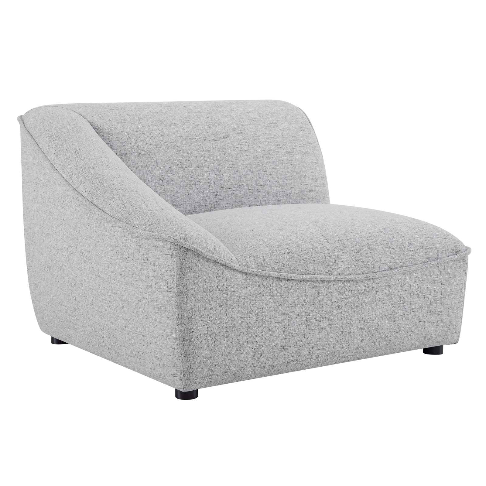 Modway Loveseats - Comprise-2-Piece-Loveseat-Light-Gray