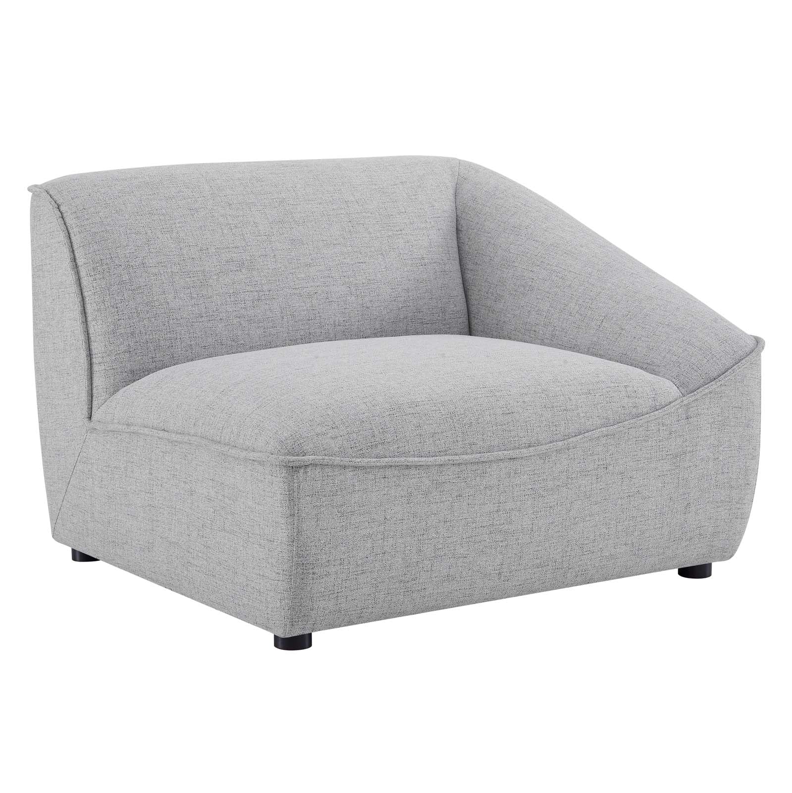 Modway Loveseats - Comprise-2-Piece-Loveseat-Light-Gray