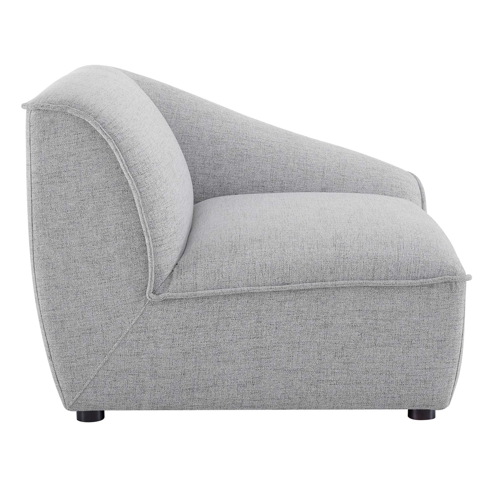 Modway Loveseats - Comprise-2-Piece-Loveseat-Light-Gray