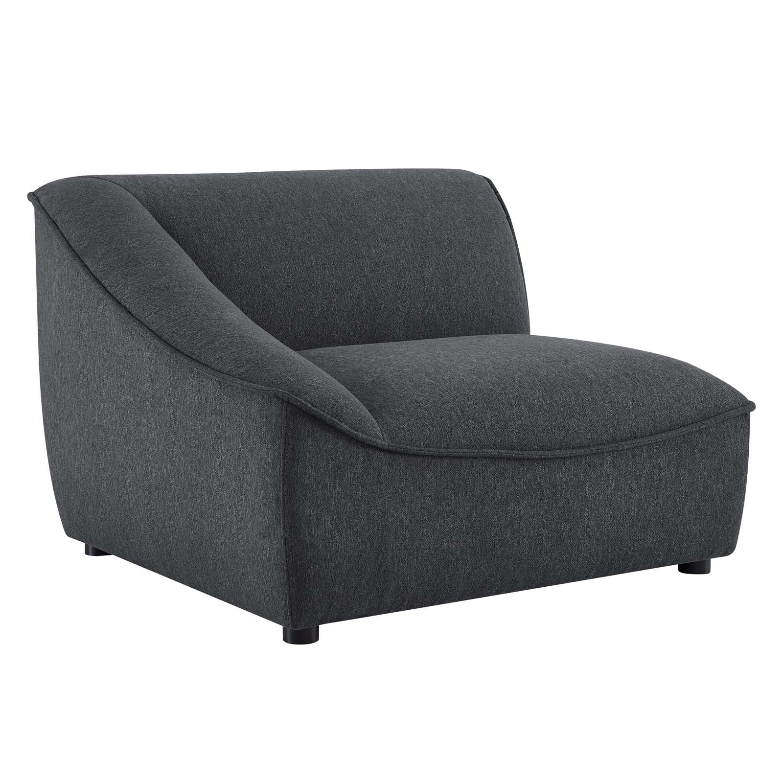 Modway Sofas & Couches - Comprise-3-Piece-Sofa-Charcoal