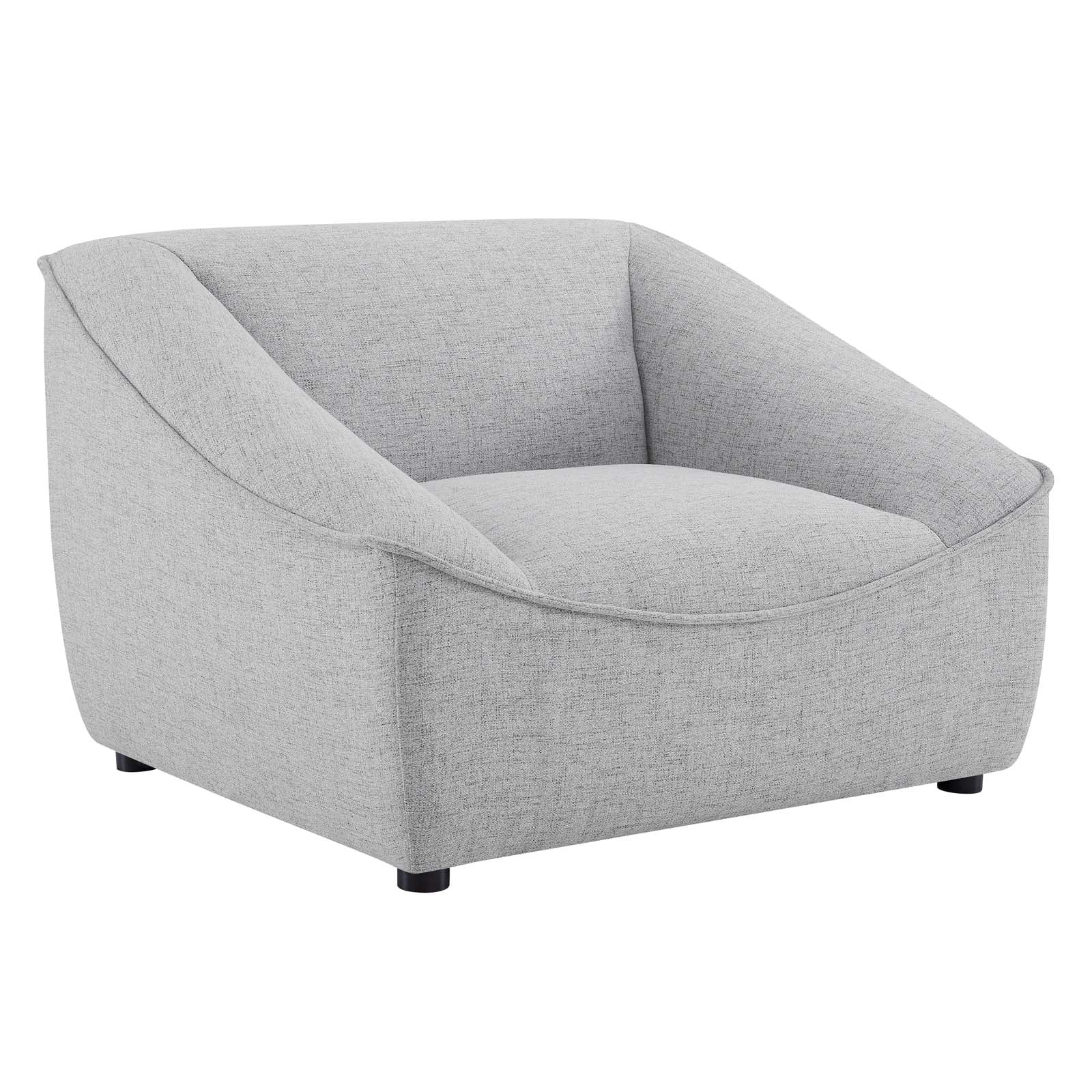 Modway Living Room Sets - Comprise-4-Piece-Living-Room-Set-Light-Gray